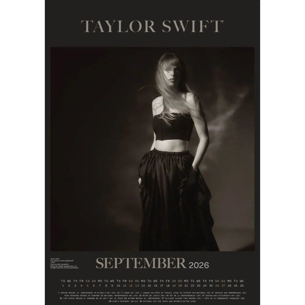 2026 Taylor Swift - A3 Wall Calendar