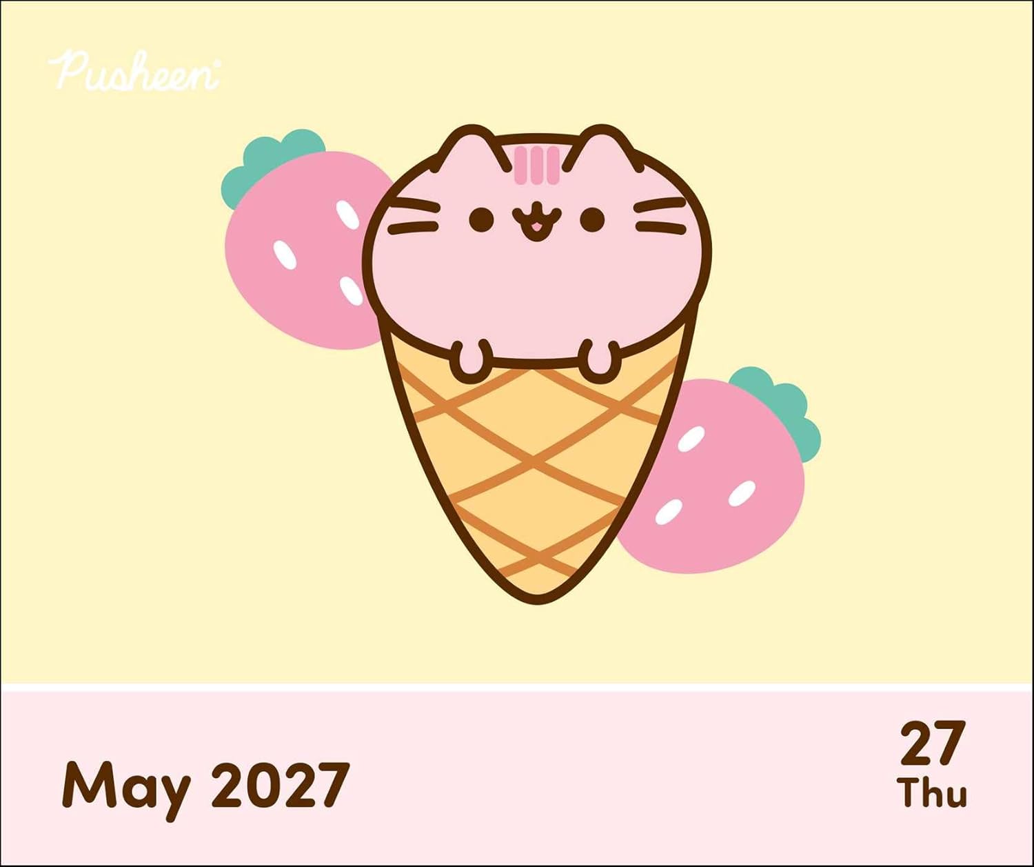 2027 Pusheen - Daily Boxed Page-A-Day Calendar