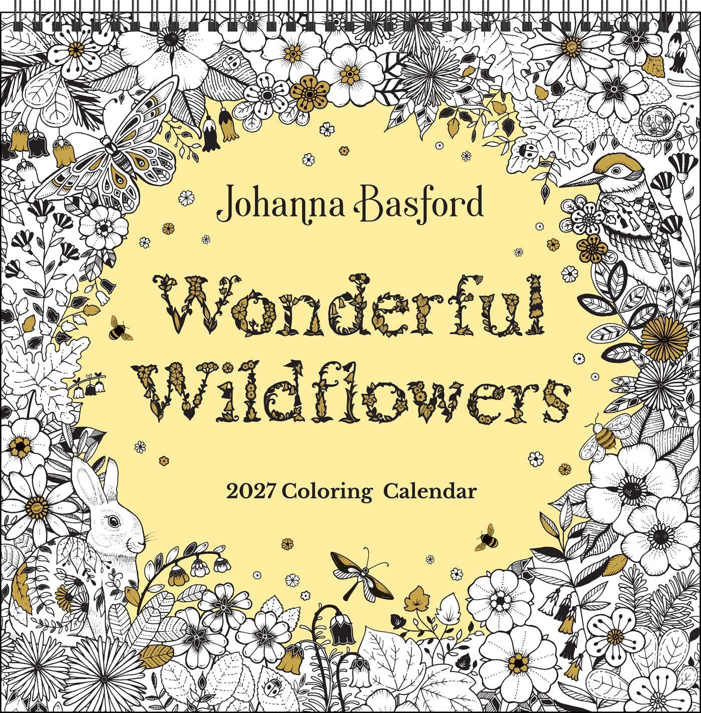 2027 Johanna Basford: Wonderful Coloring - Square Wall Calendar