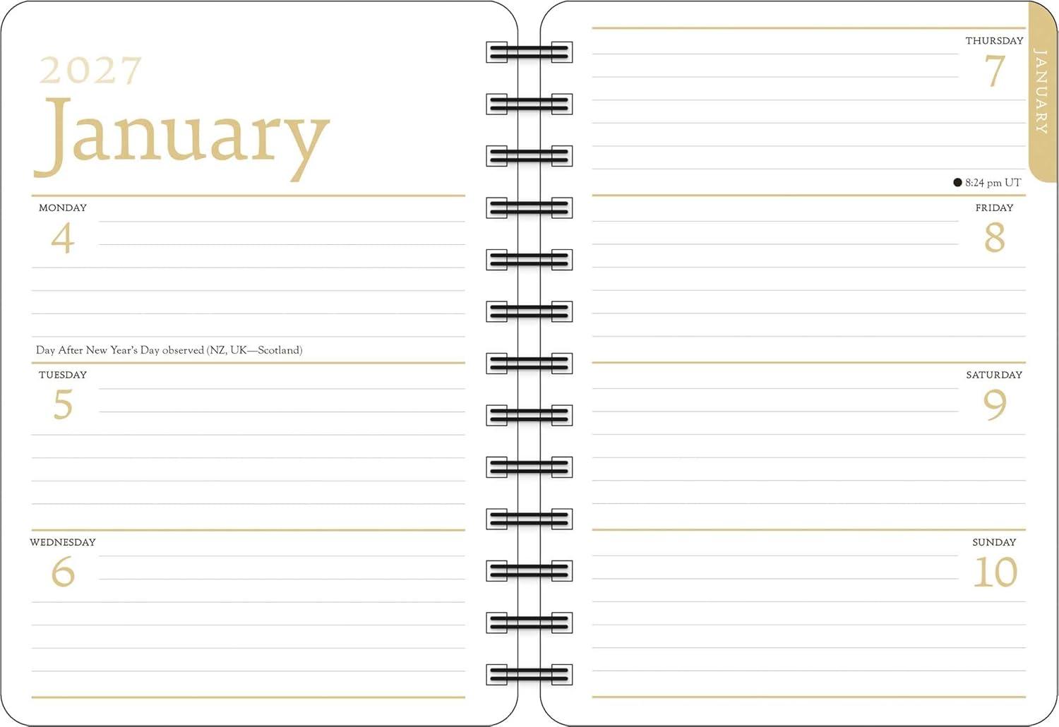 2027 Zen Cat: Kirsten-Honshin - Weekly Diary/Planner