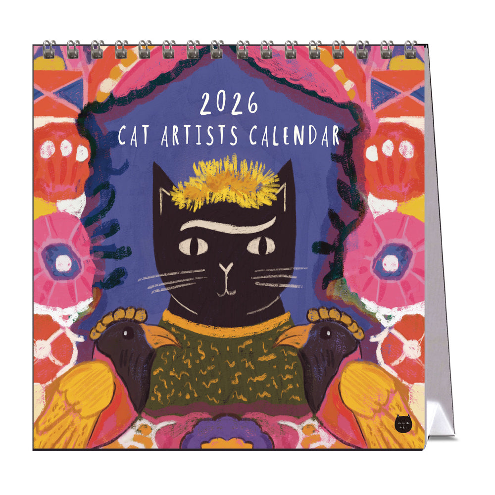 2027 Cat Artists Niaski - Desk Easel Calendar