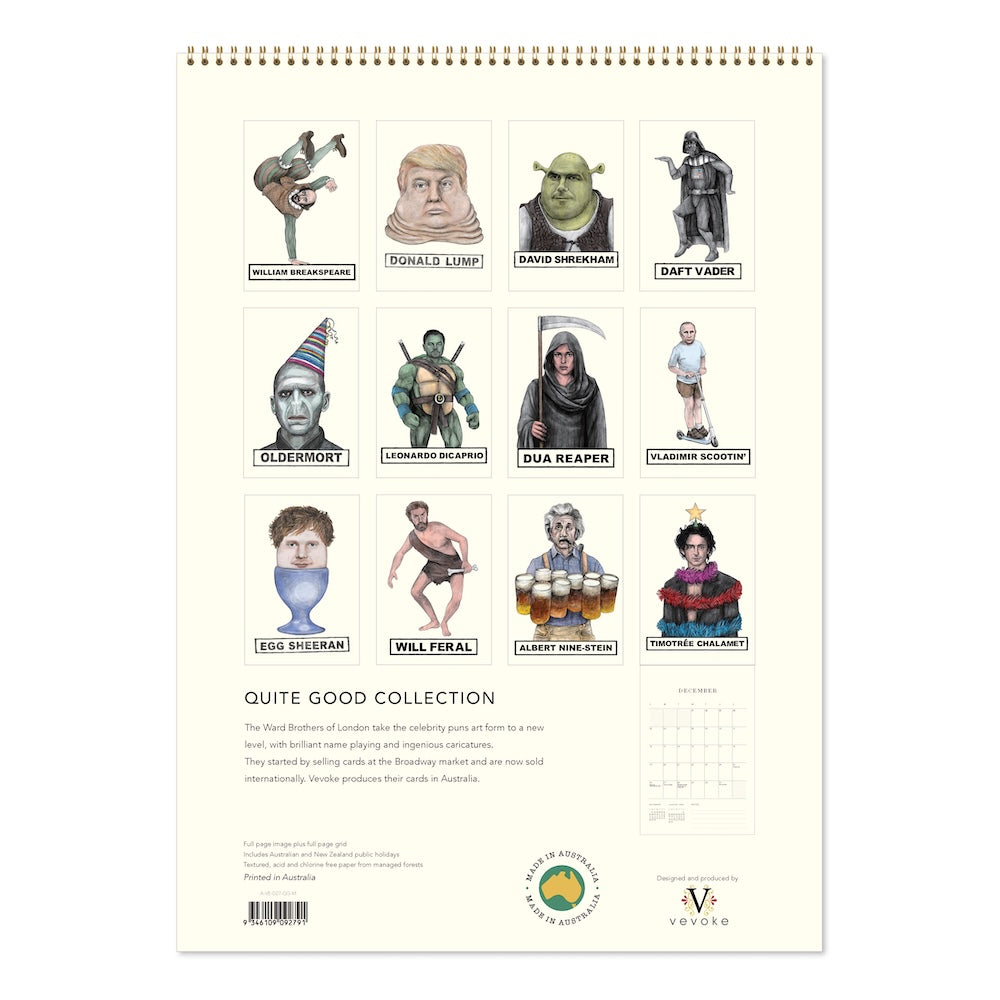 2027 Quite Good - Deluxe Wall Calendar