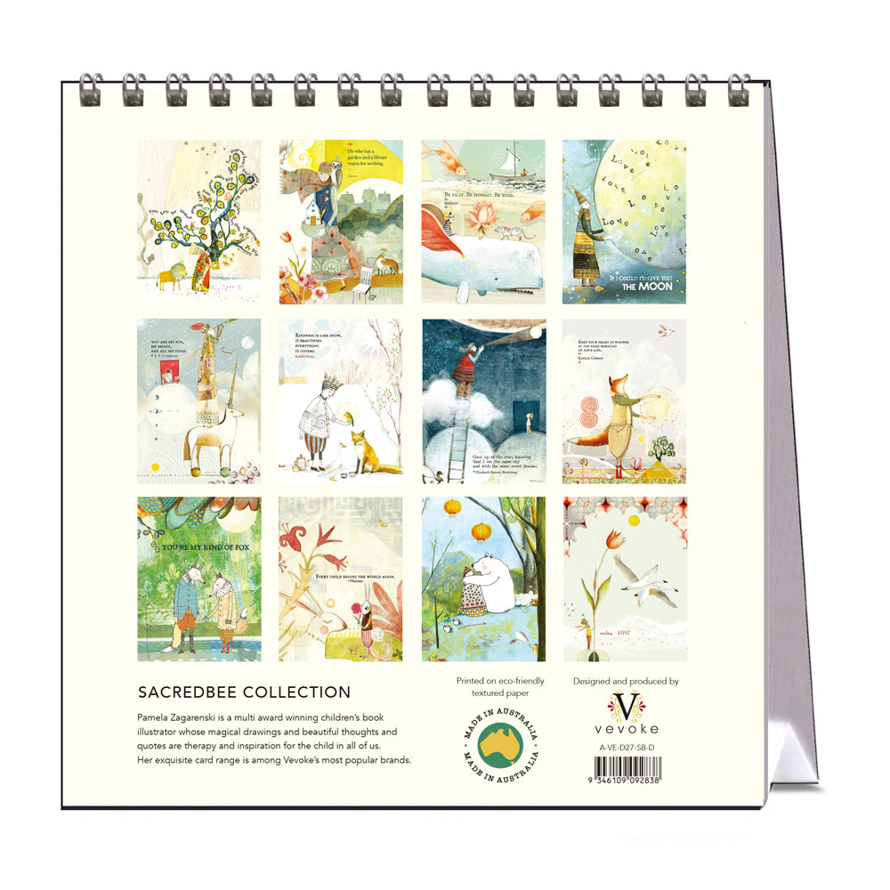 2027 Sacredbee - Desk Easel Calendar