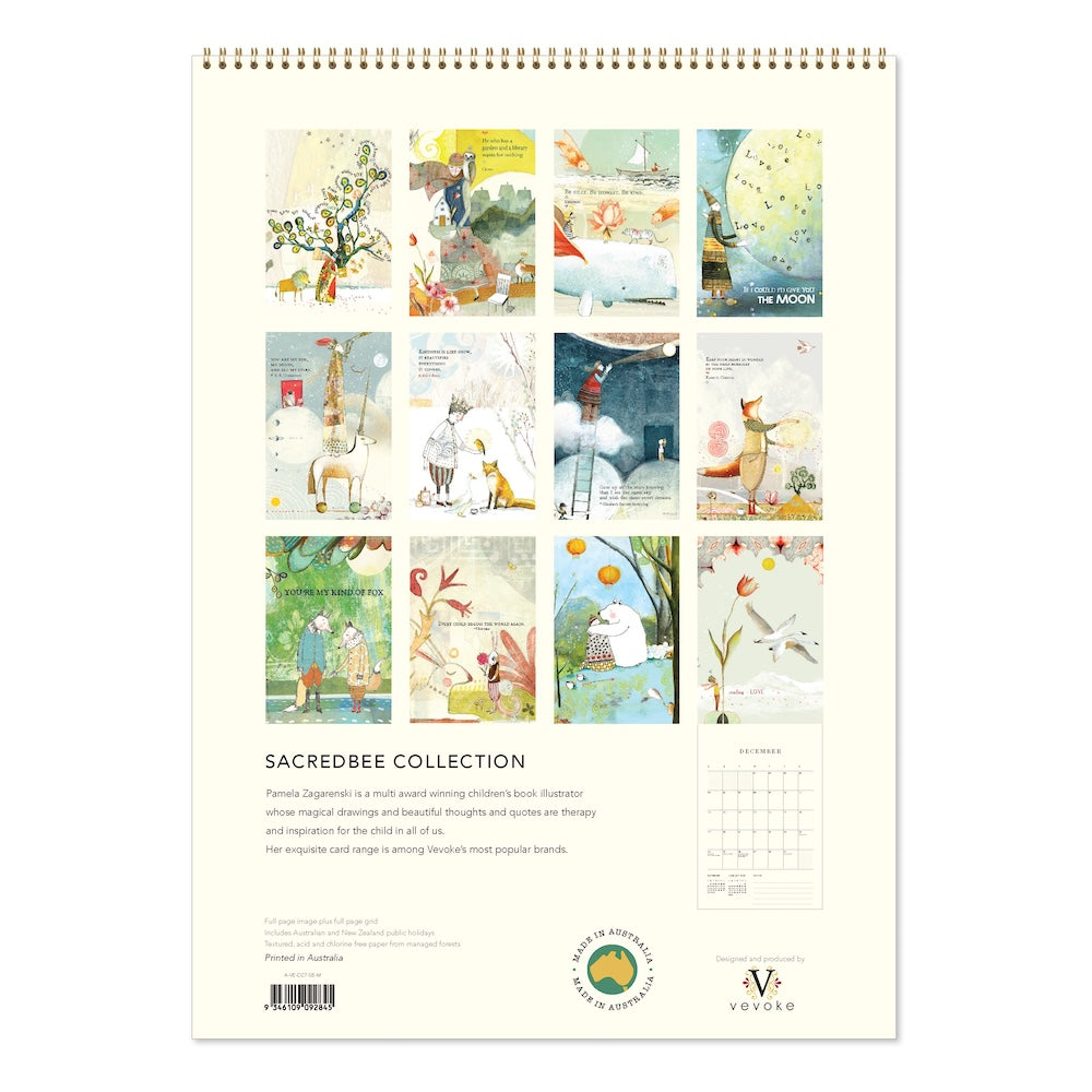 2027 Sacredbee - Deluxe Wall Calendar