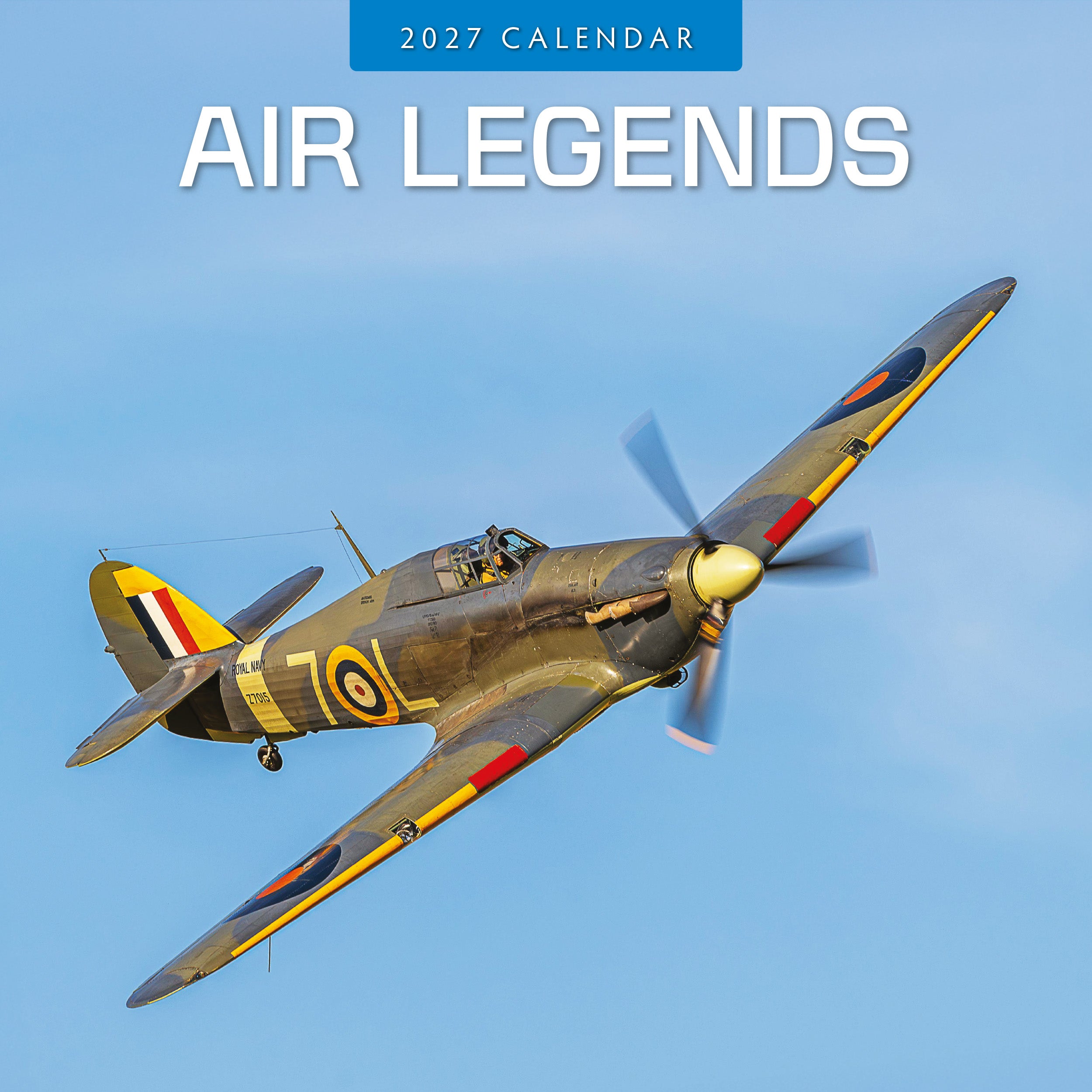 2027 Air Legends - Square Wall Calendar
