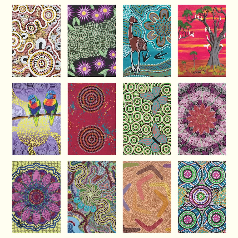 2027 Aboriginal Art - Deluxe Wall Calendar