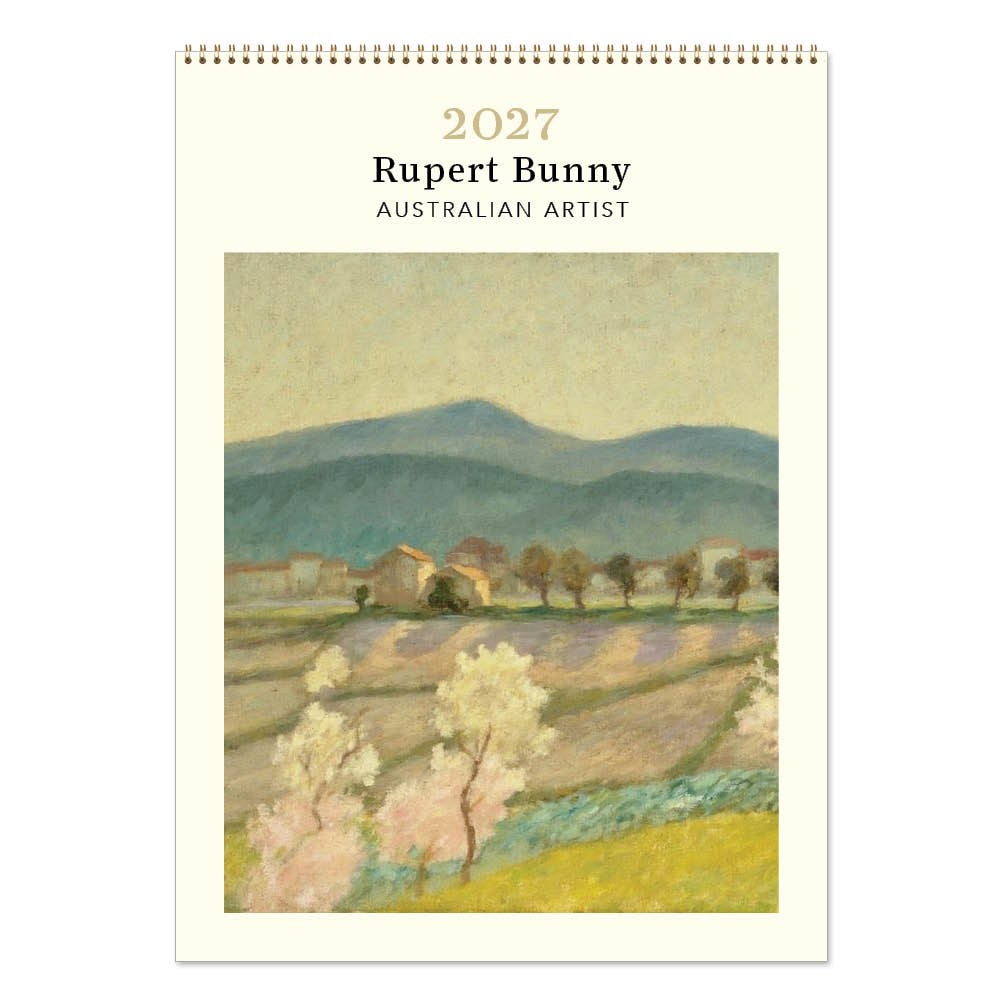 2027 Rupert Bunny Australian Artist - Deluxe Wall Calendar