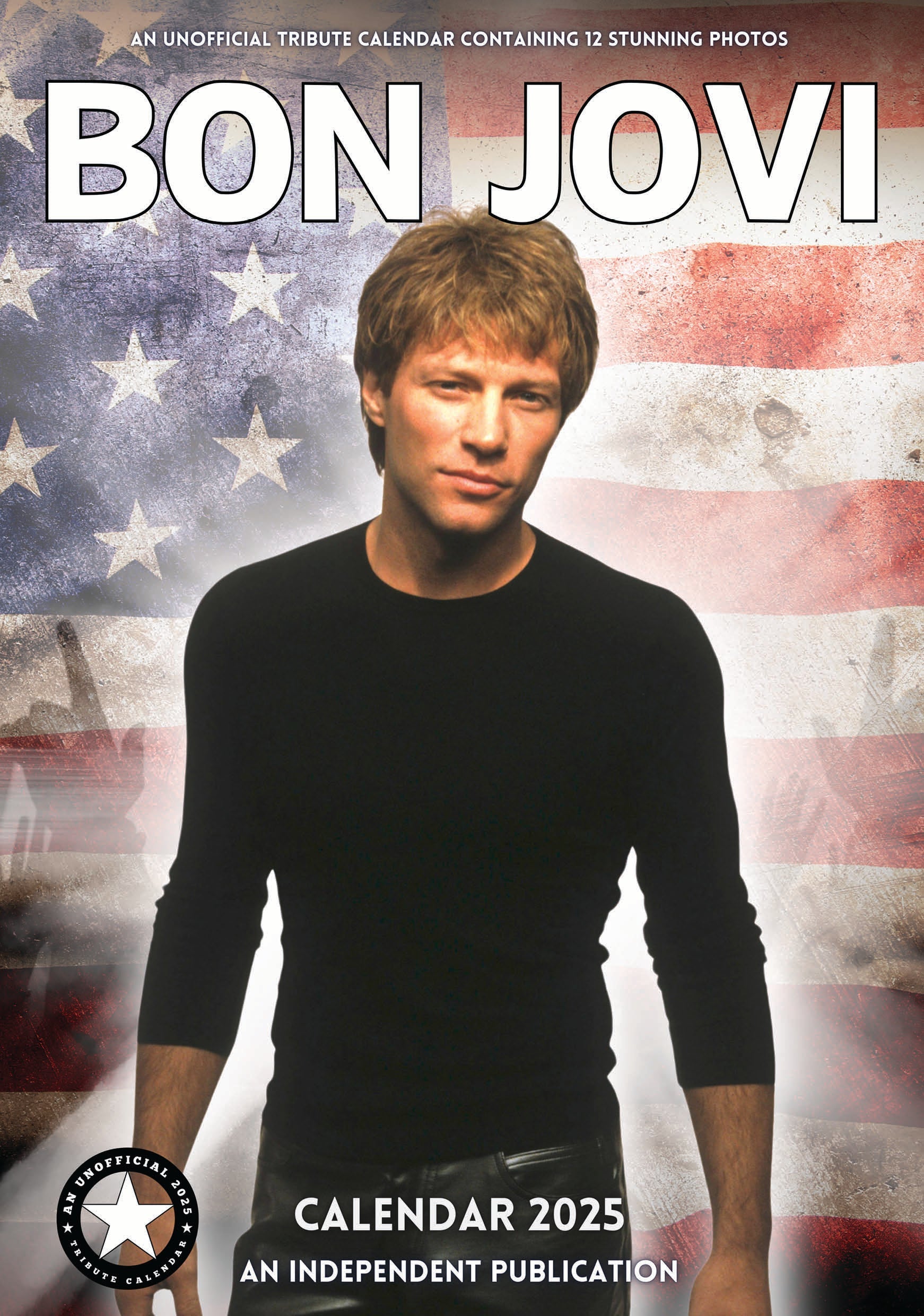 2025 Bon Jovi A3 Wall Calendar