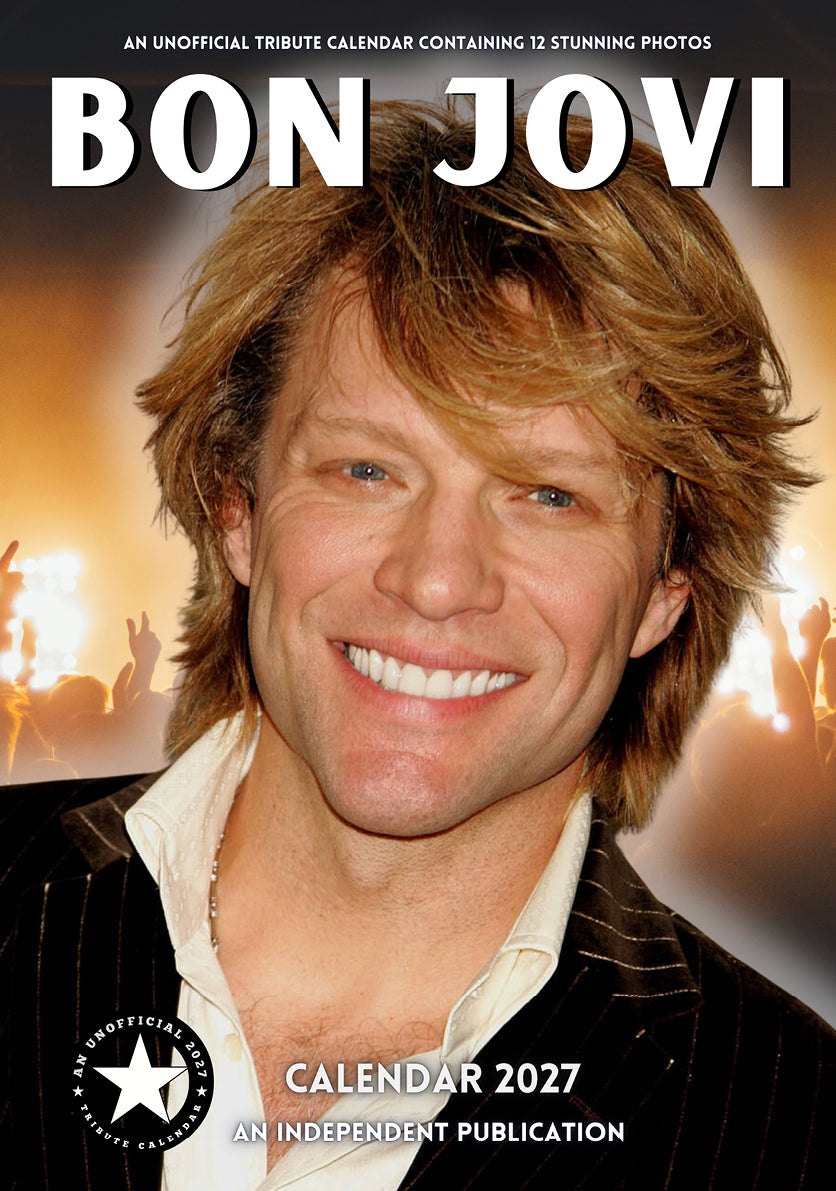 2027 Bon Jovi - A3 Wall Calendar