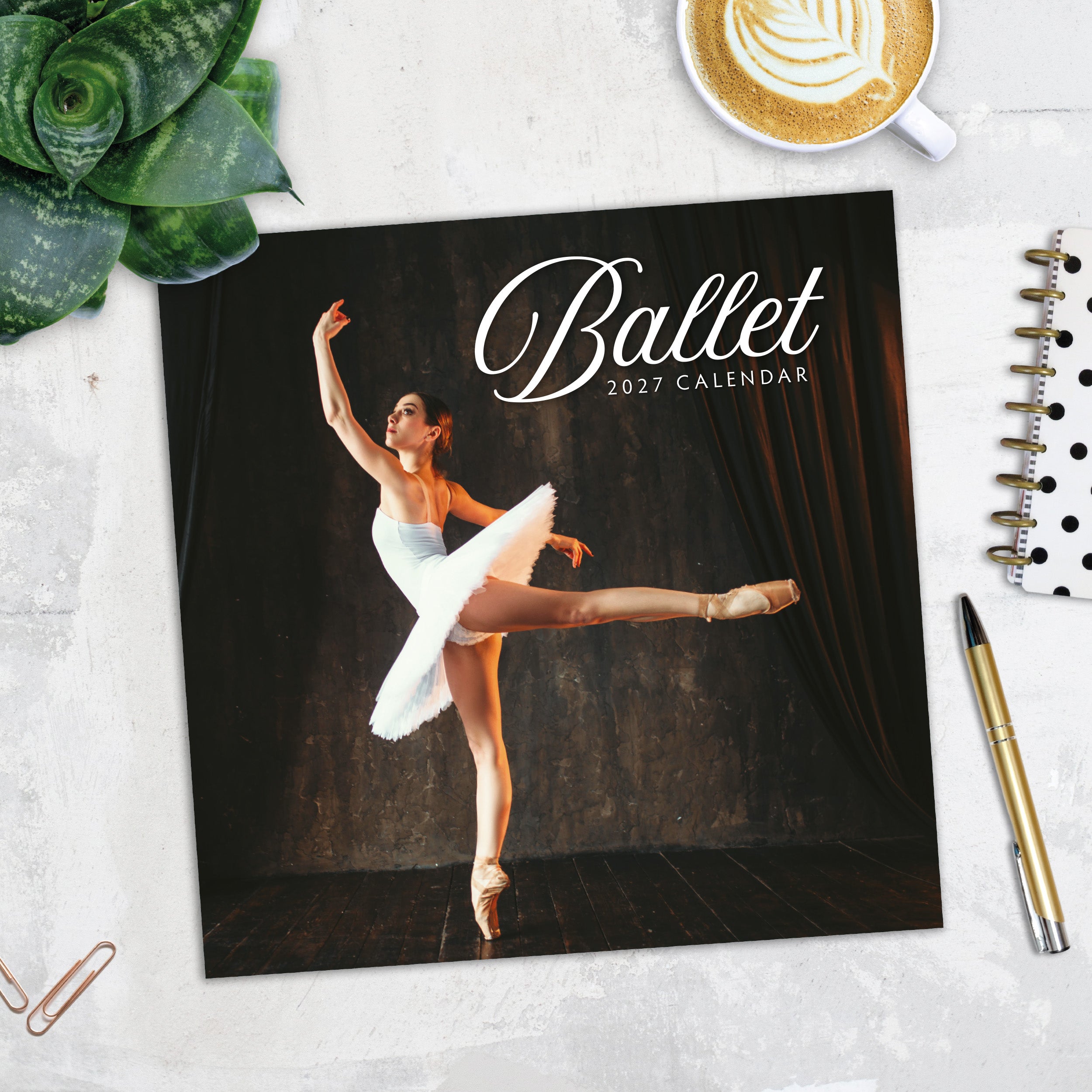 2027 Ballet - Square Wall Calendar