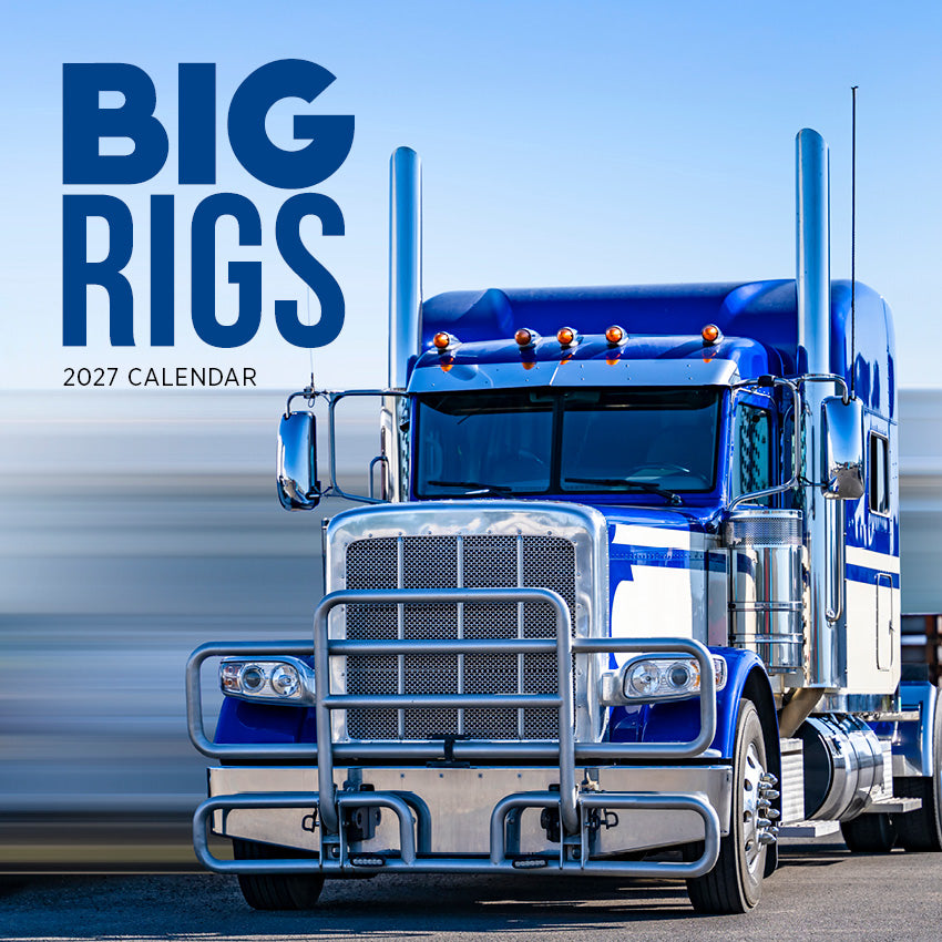2027 Big Rigs - Square Wall Calendar