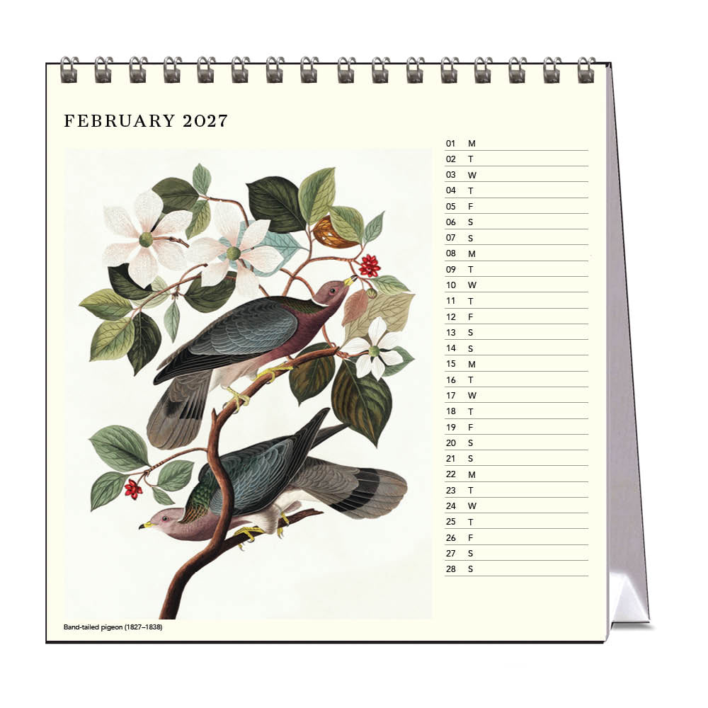 2027 Audubon's Birds - Desk Easel Calendar