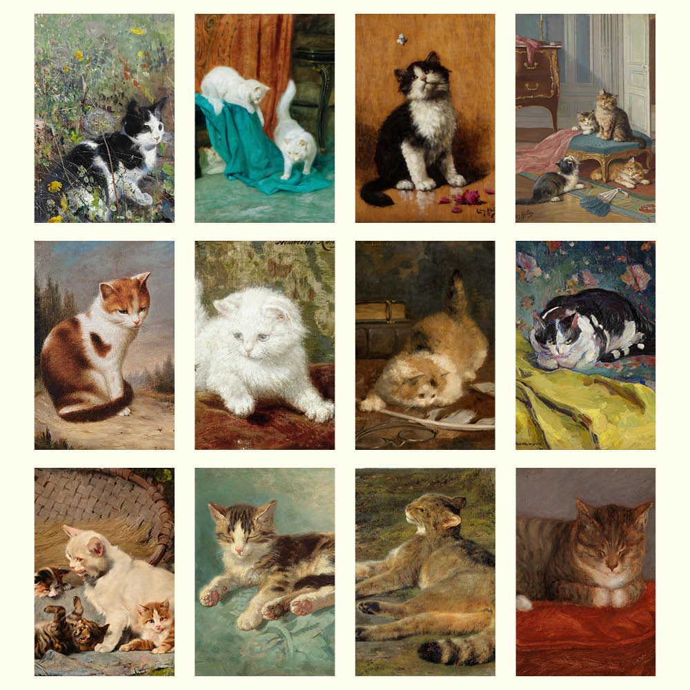 2027 The Artful Cat - Deluxe Wall Calendar