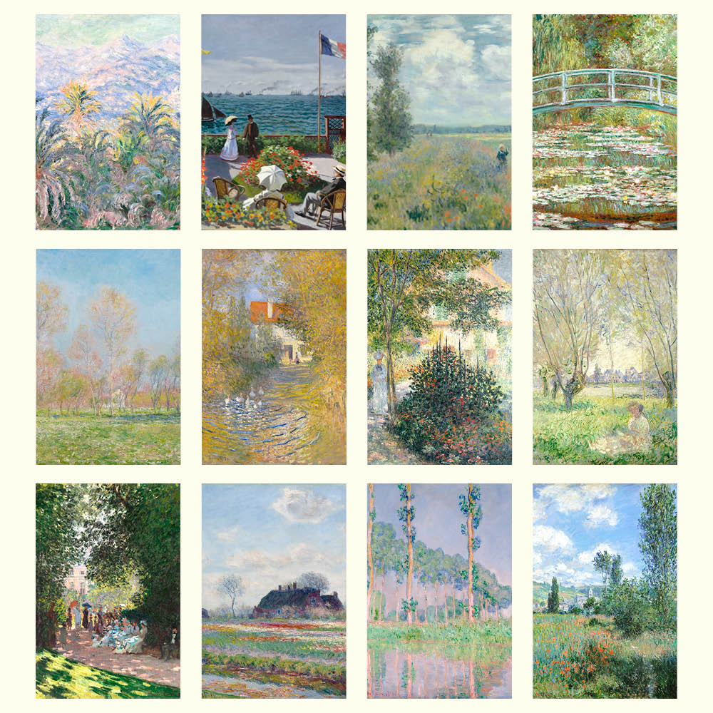 2027 Claude Monet Gardens - Desk Easel Calendar