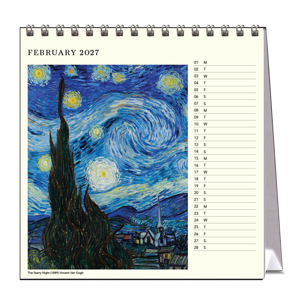 2027 Impressionism - Desk Easel Calendar
