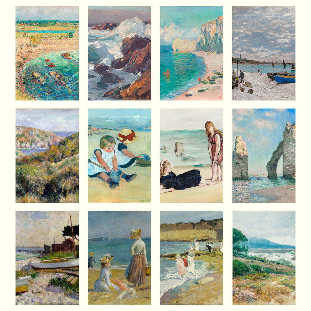 2027 Seascapes - Deluxe Wall Calendar