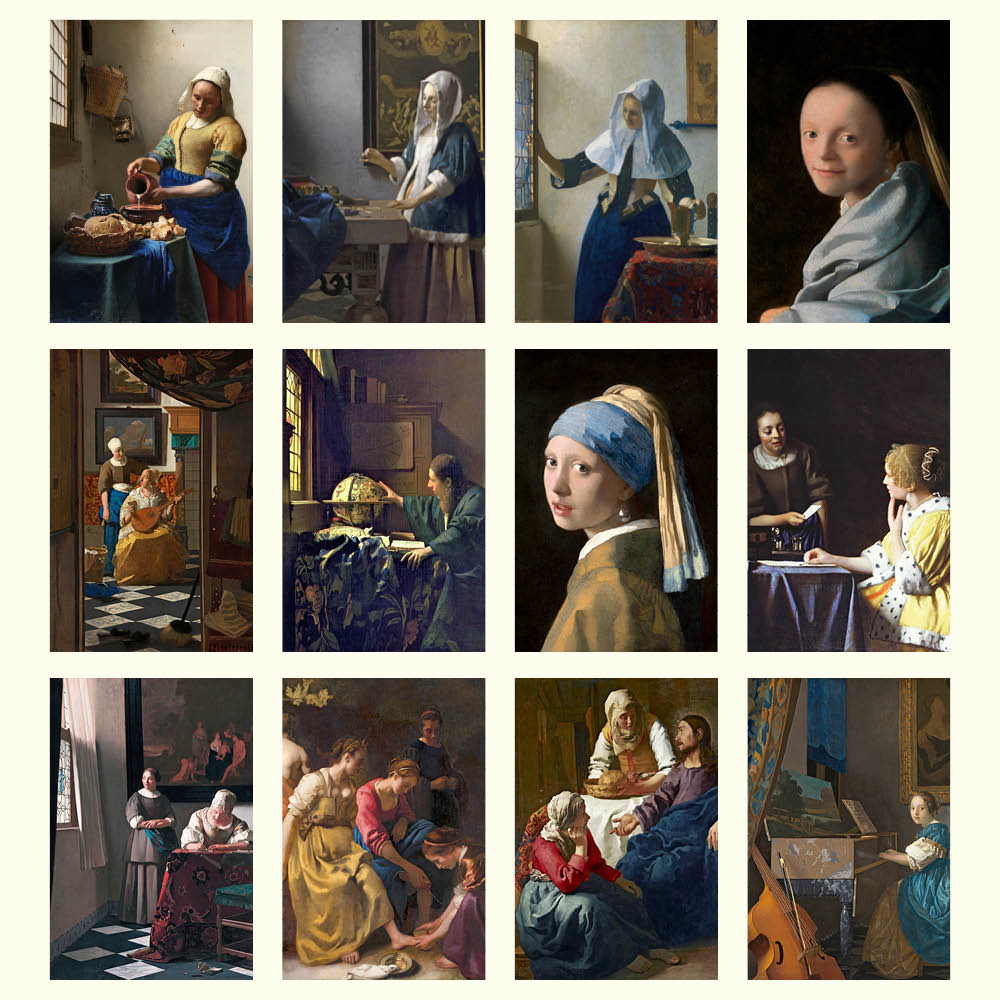 2027 Johannes Vermeer - Deluxe Wall Calendar