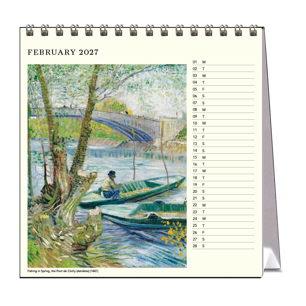 2027 Vincent Van Gogh - Desk Easel Calendar