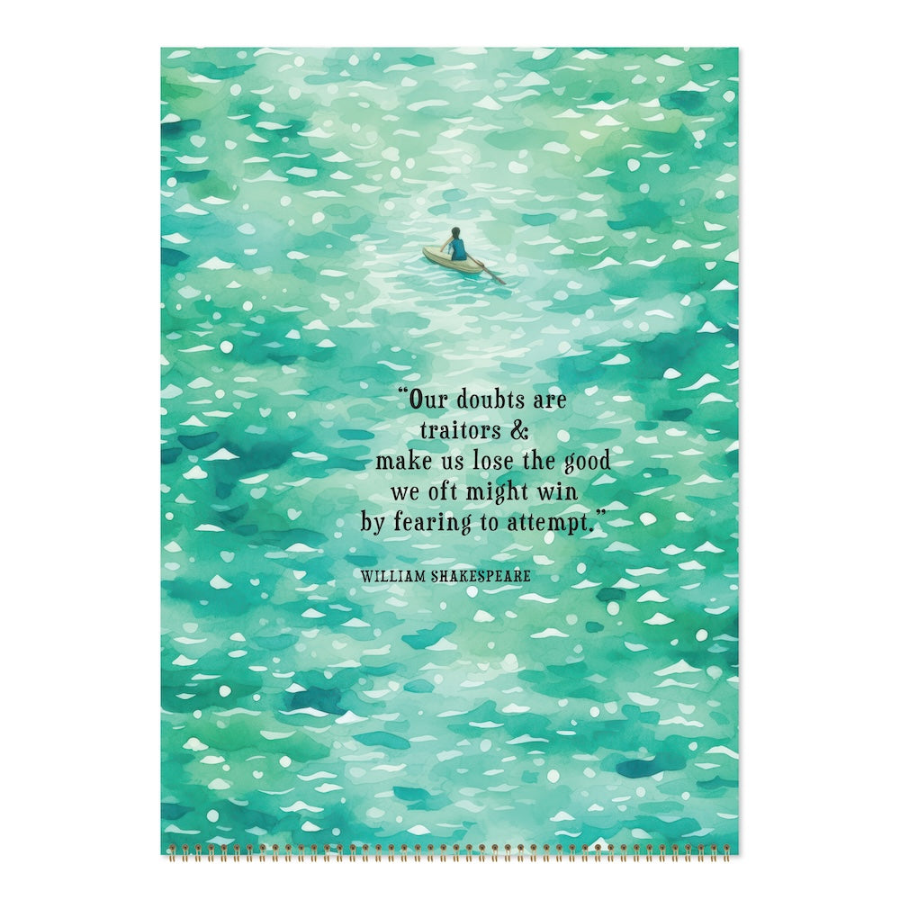 2027 William Shakespeare - Deluxe Wall Calendar