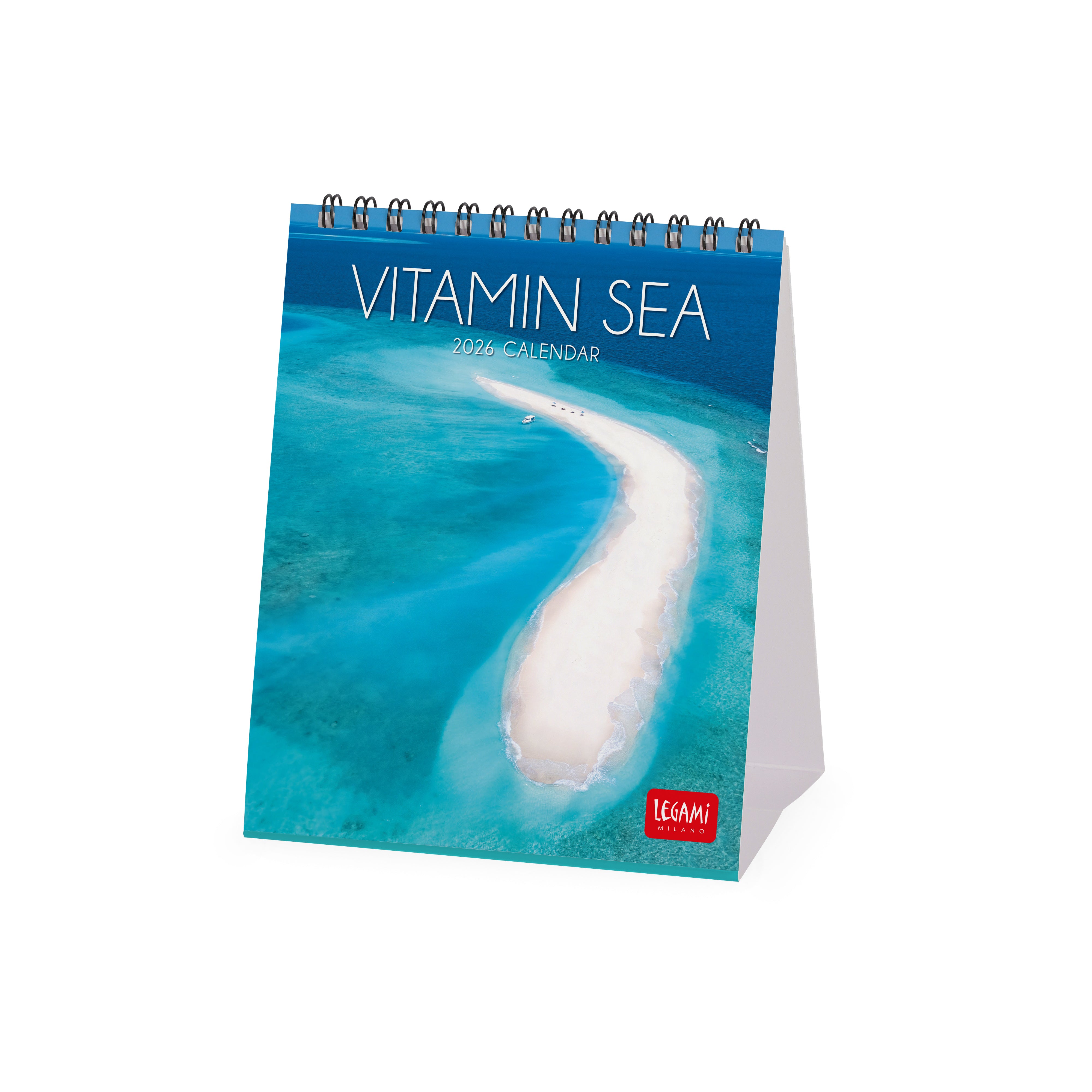 2026 Vitamin Sea - Desk Easel Calendar