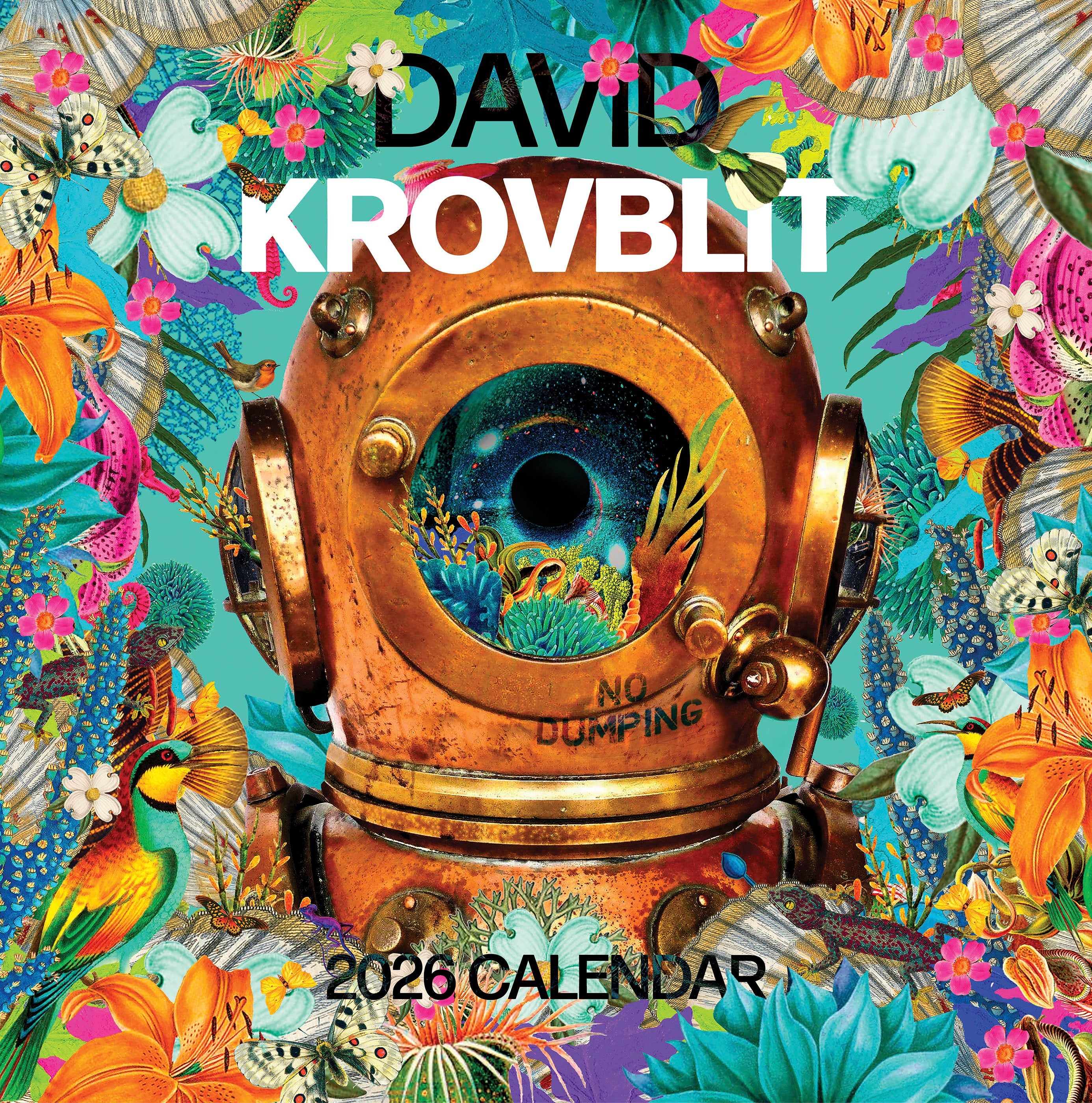 2026 David Krovblit - Square Wall Calendar