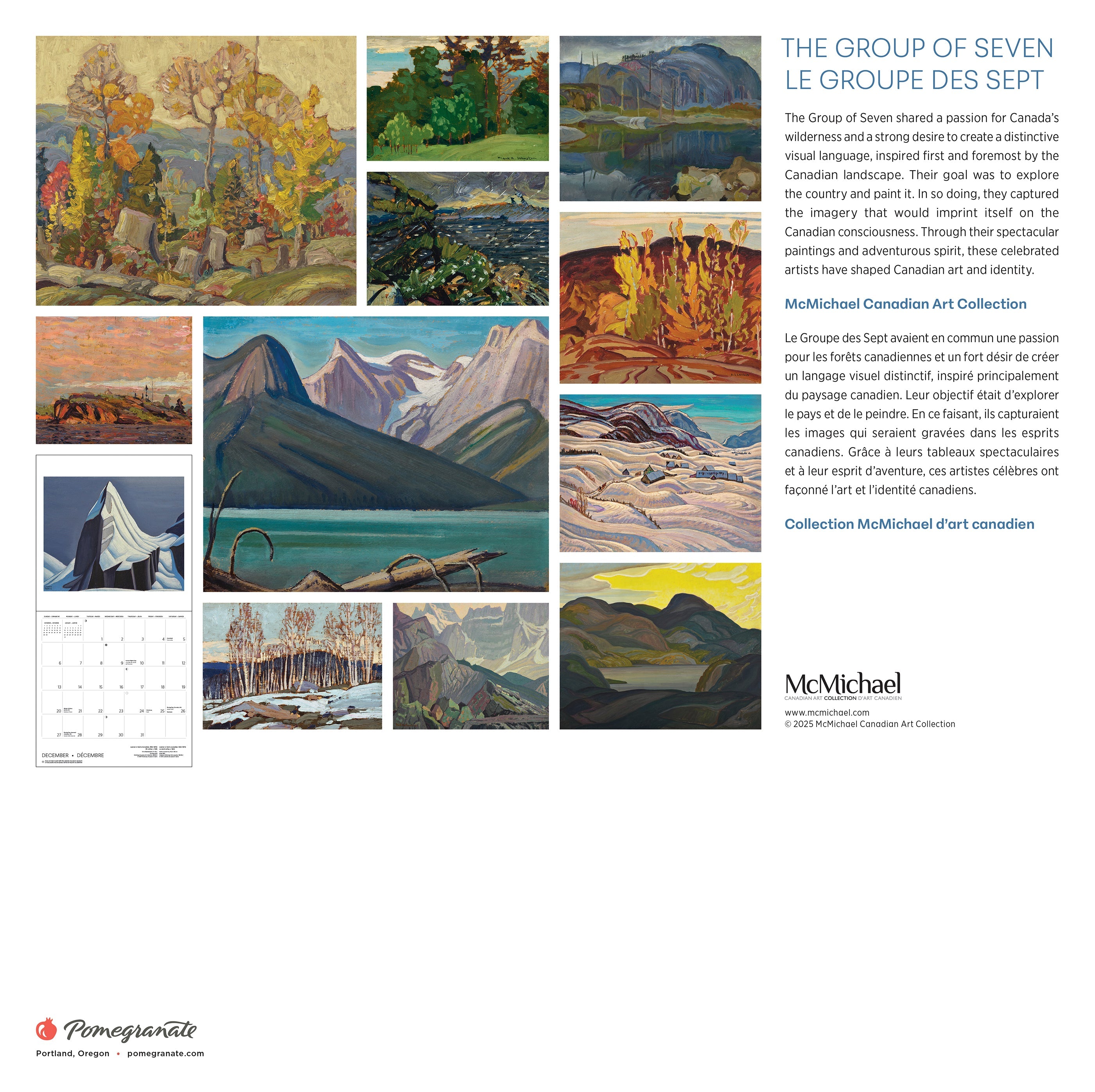 2026 The Group of Seven - Square Wall Calendar