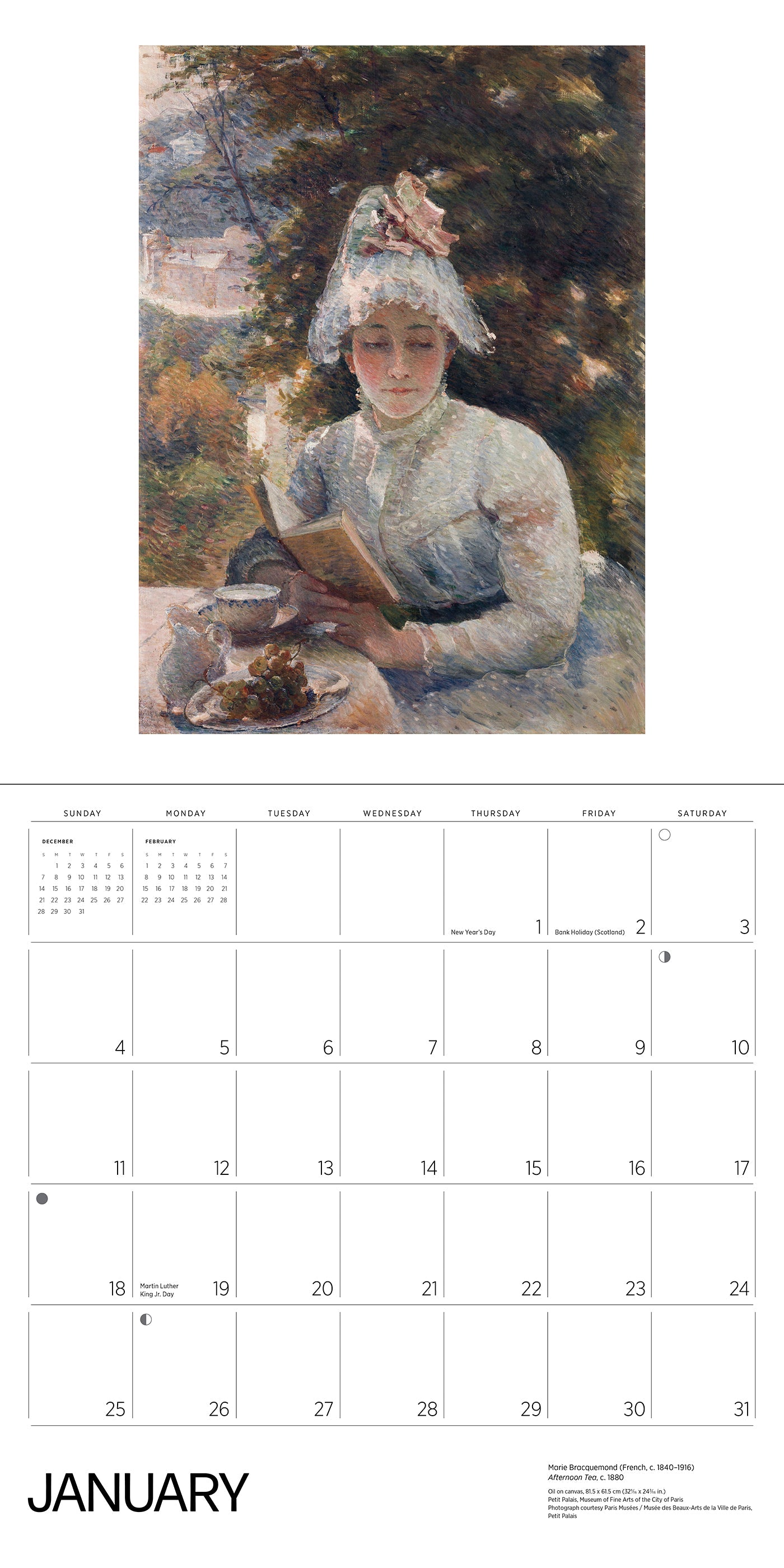 2026 Gardens of the Impressionists - Square Wall Calendar