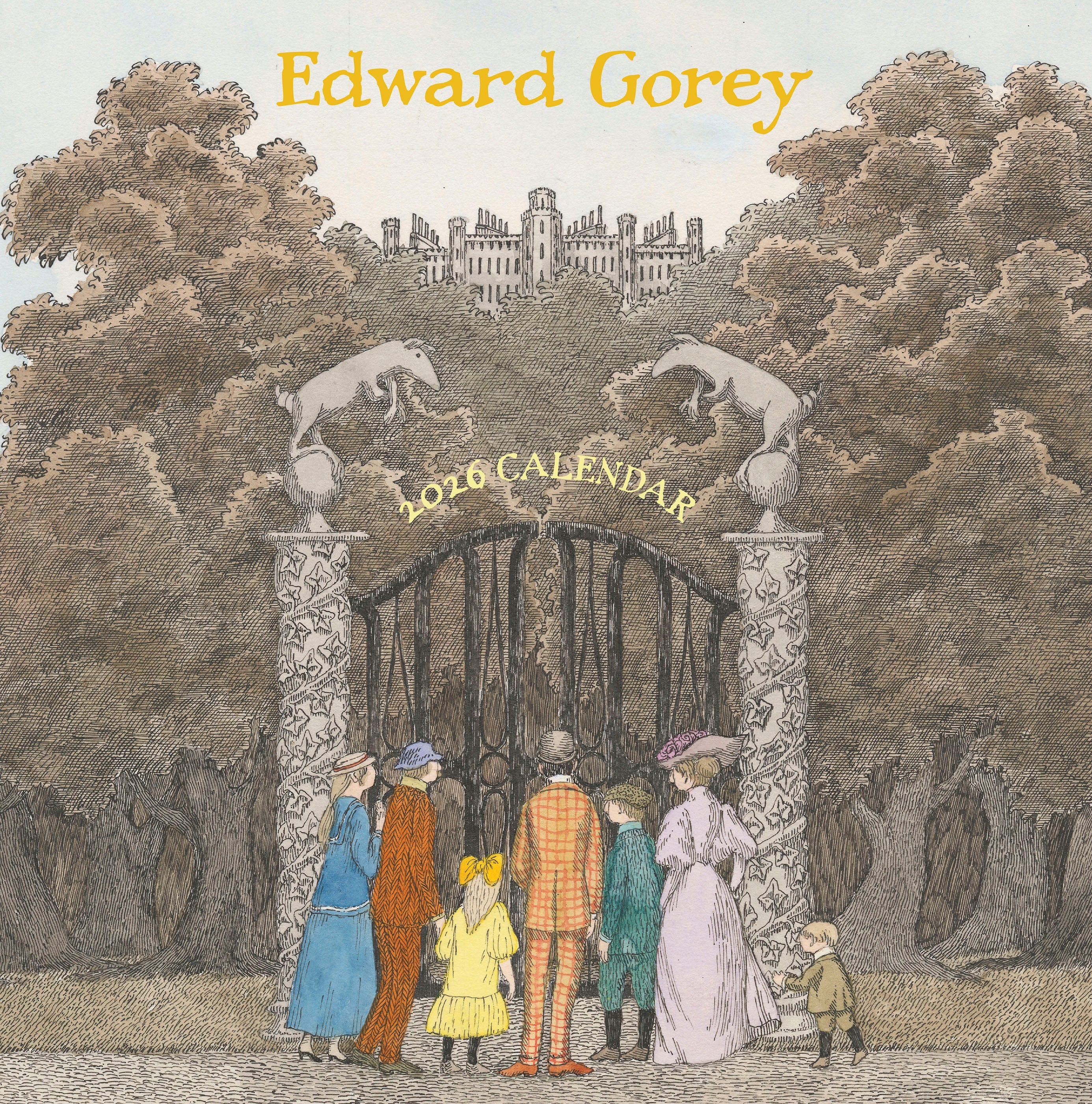 2026 Edward Gorey - Square Wall Calendar