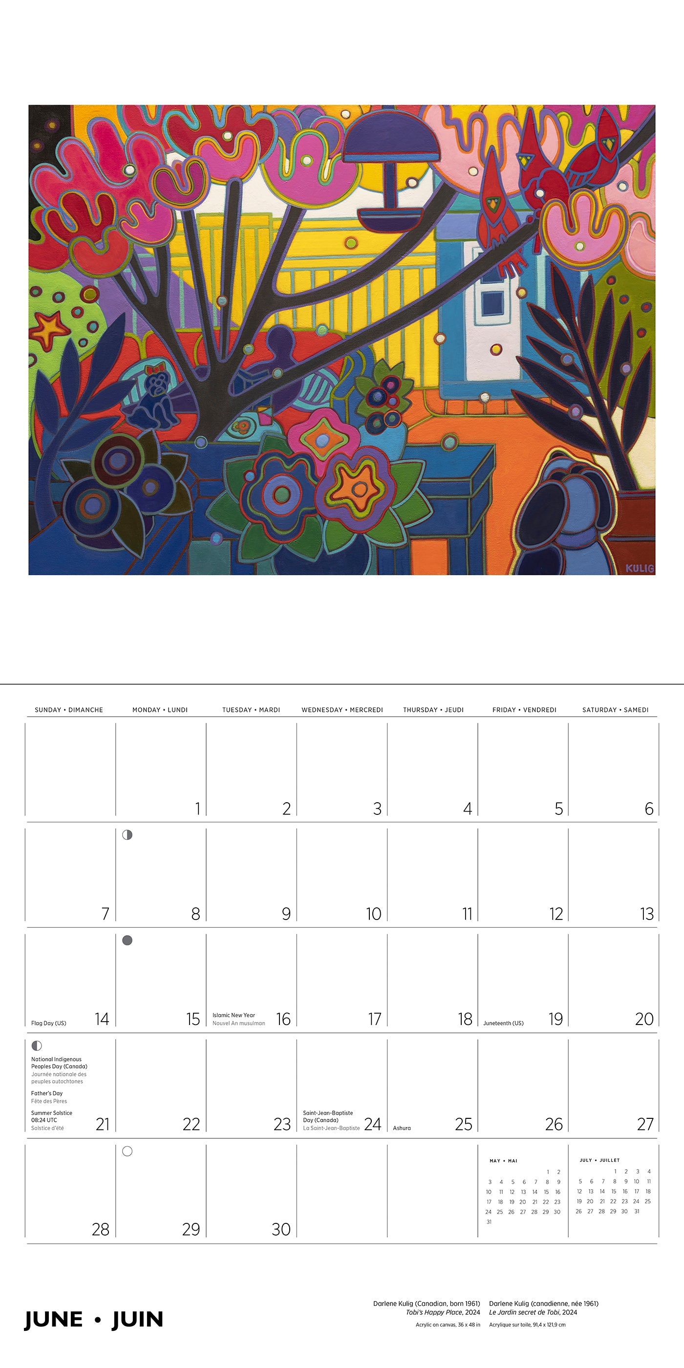 2026 Darlene Kulig - Square Wall Calendar