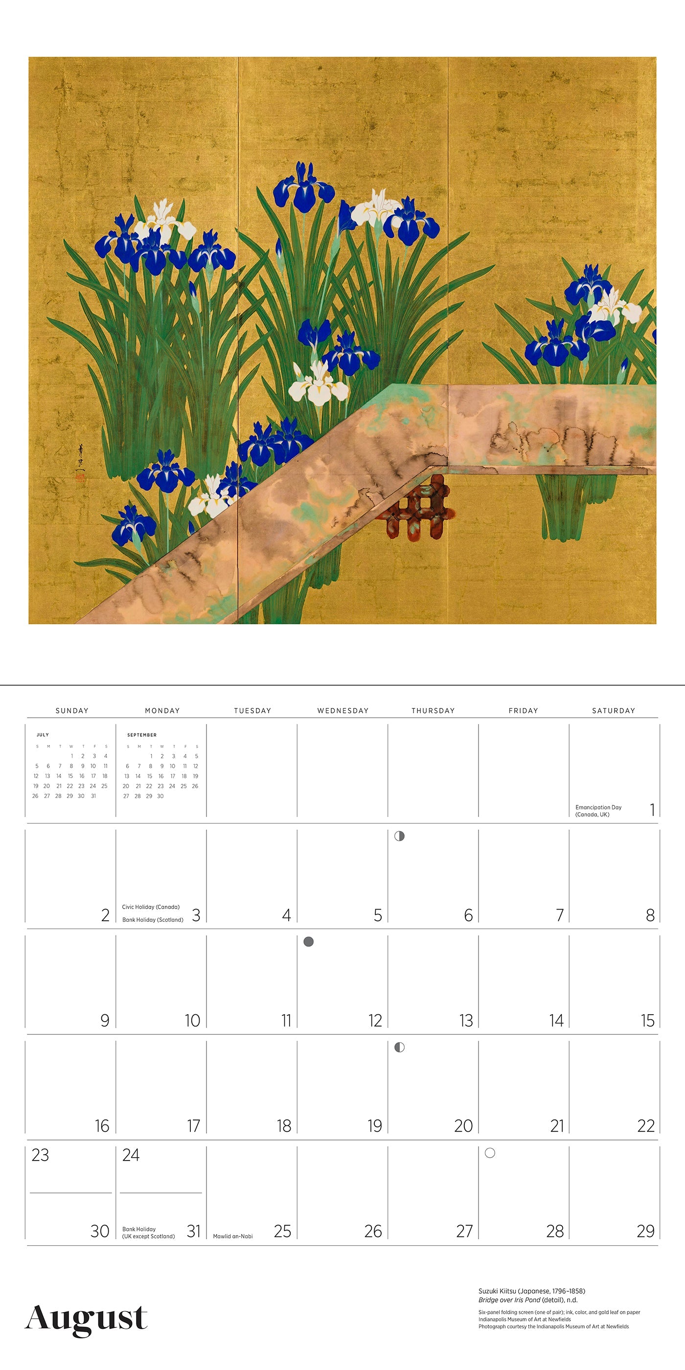 2026 Dreams of Edo: Japanese Scrolls & Screens - Square Wall Calendar