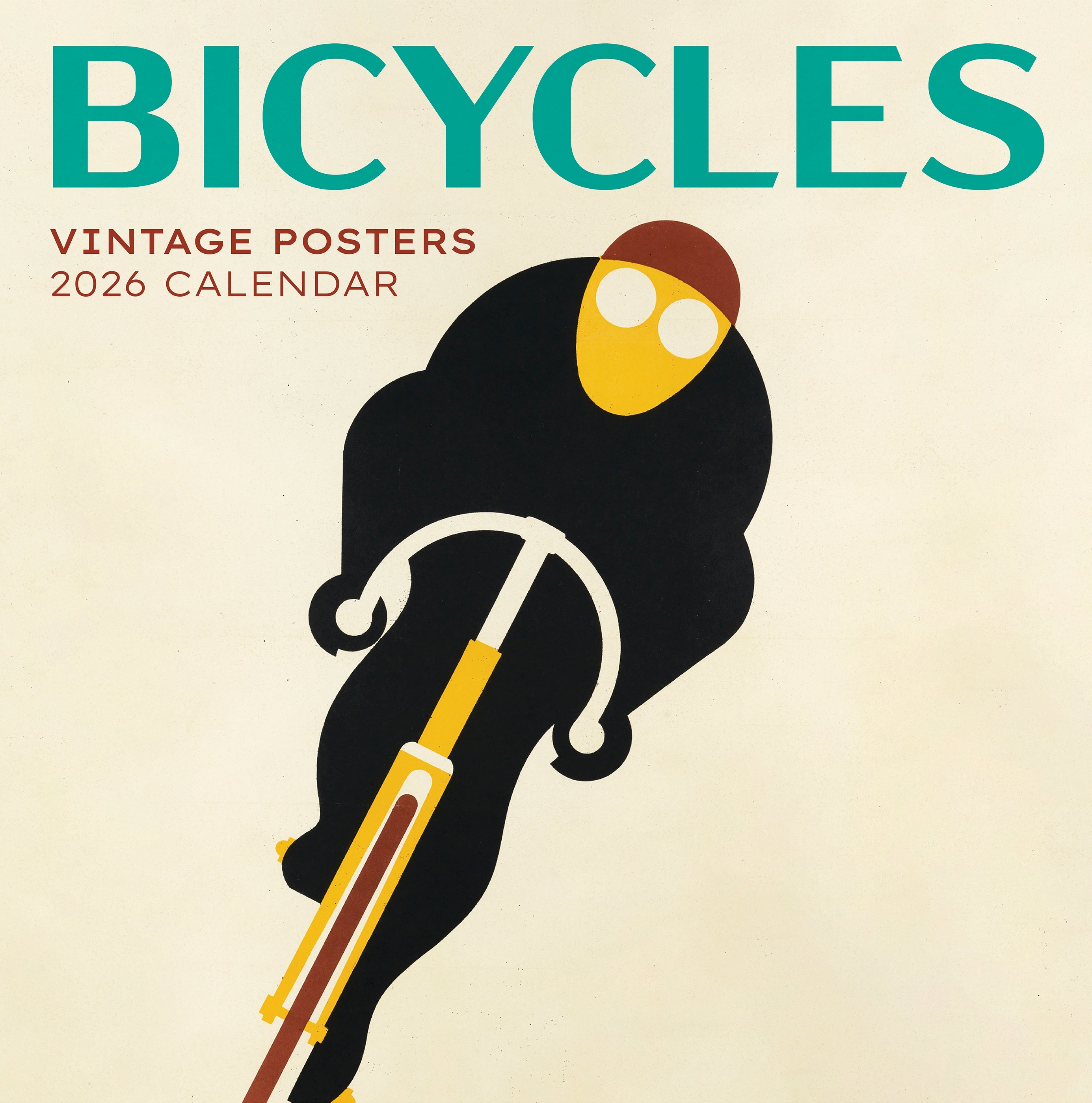 2026 Bicycles: Vintage Posters - Square Wall Calendar