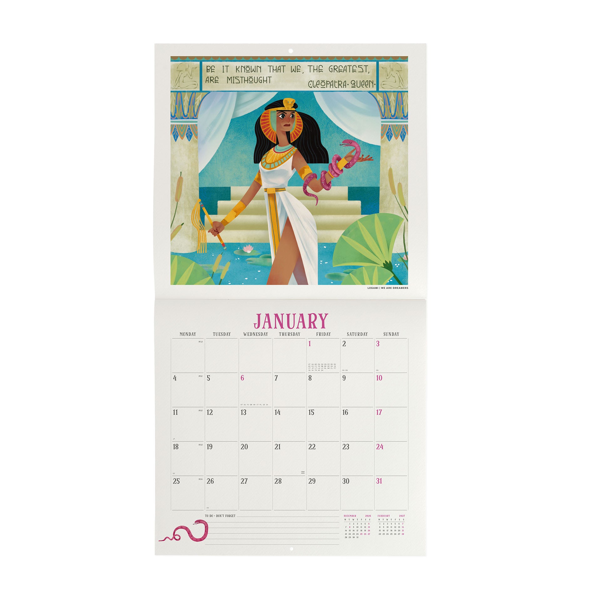 2027 Inspiring Women - Square Wall Calendar