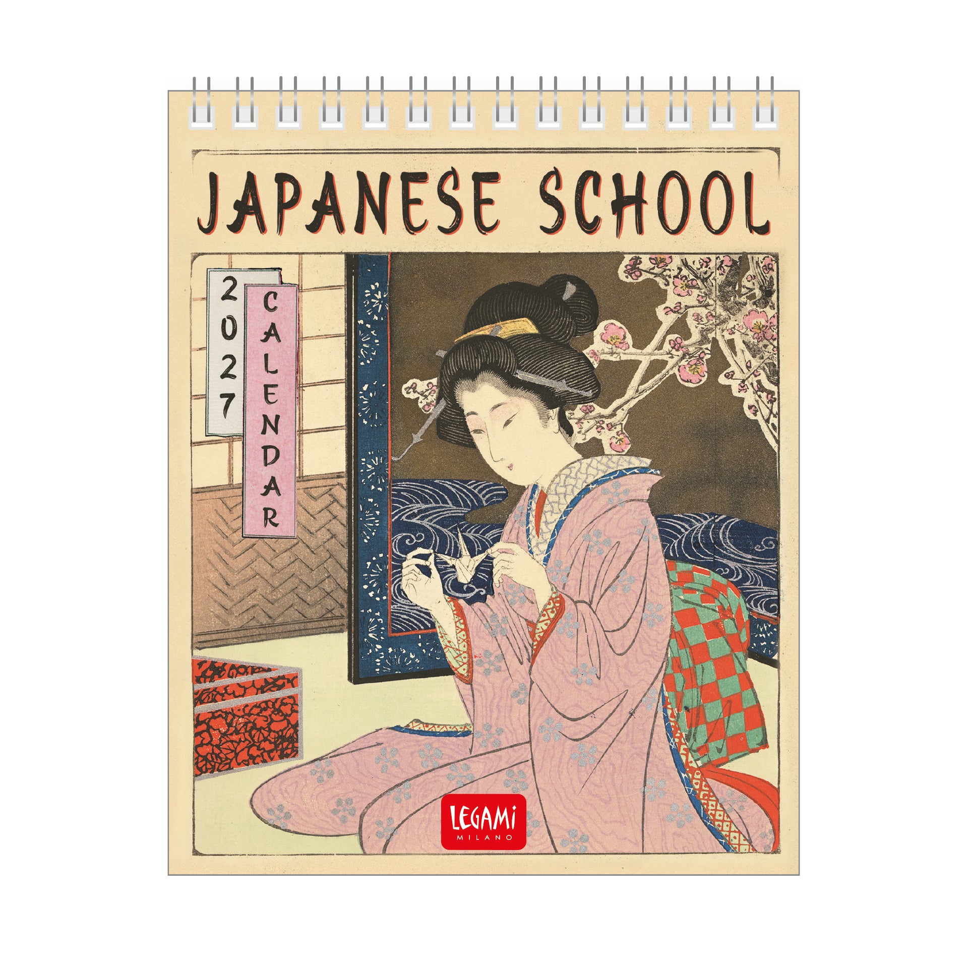 2027 Japanese School - Desk Easel Calendar