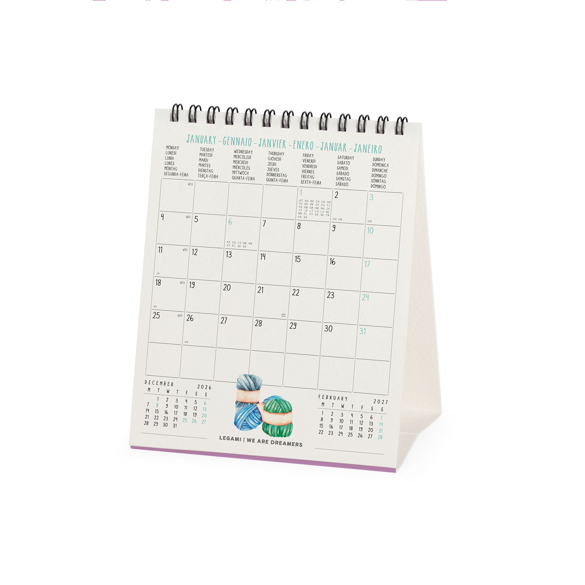 2027 Aphorisms - Desk Easel Calendar