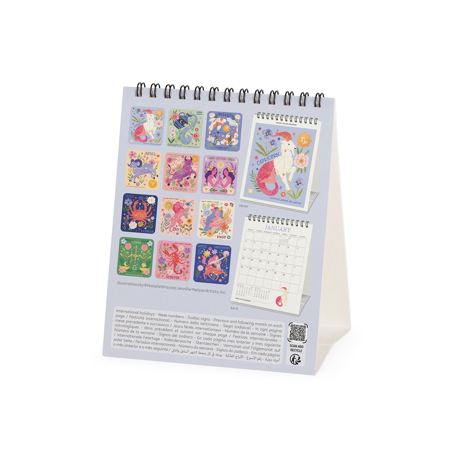 2027 Written in the Stars - Desk Easel Calendar