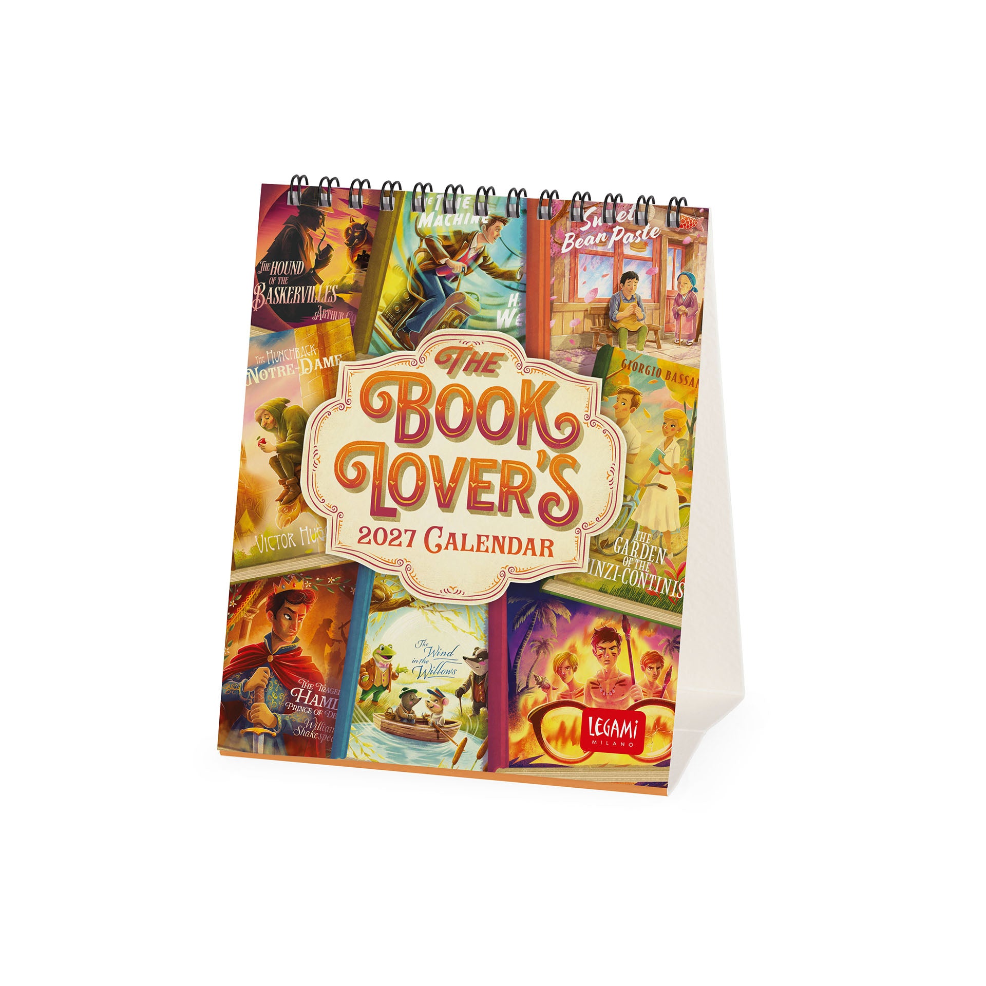 2027 Book Lover's - Desk Easel Calendar