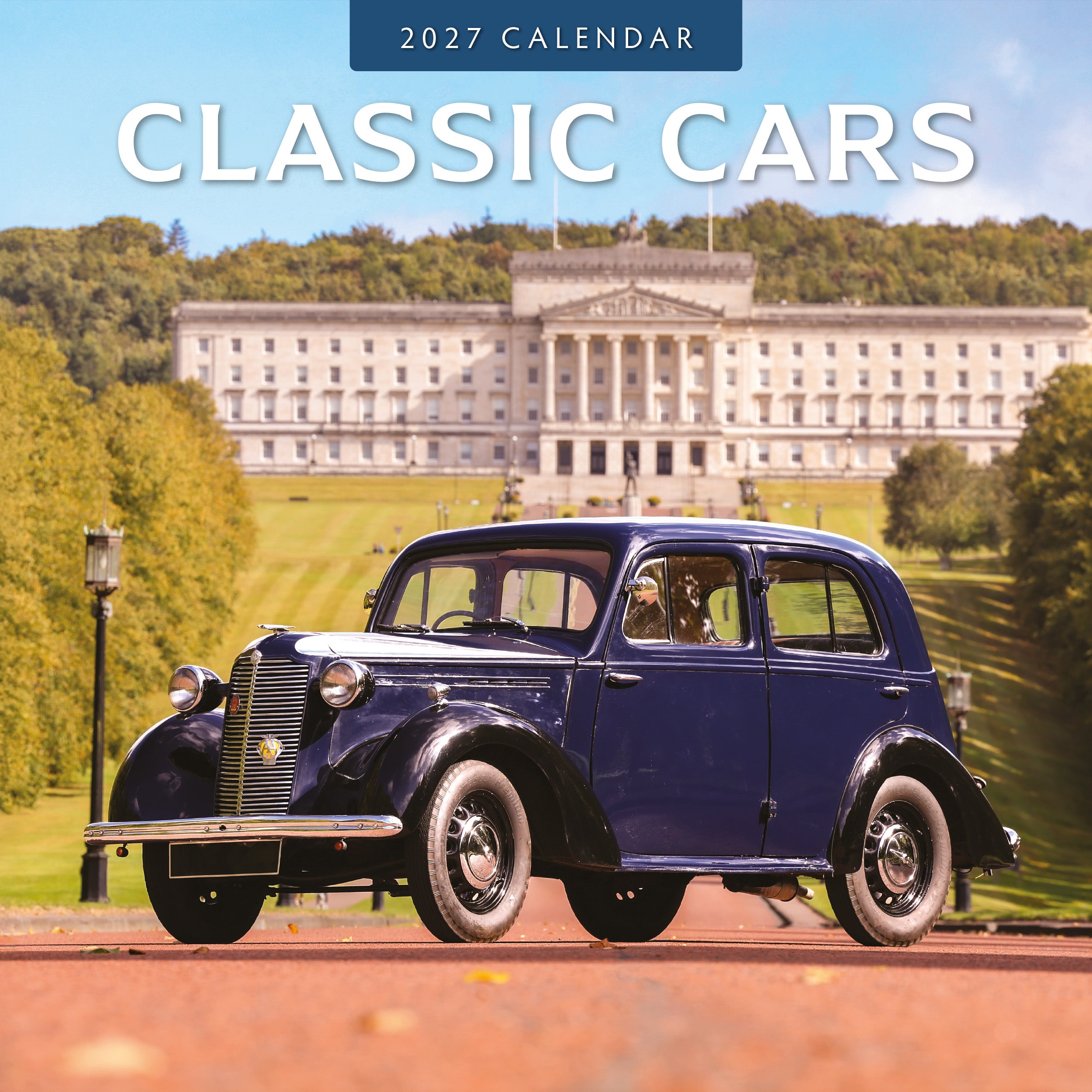 2027 Classic Cars - Square Wall Calendar