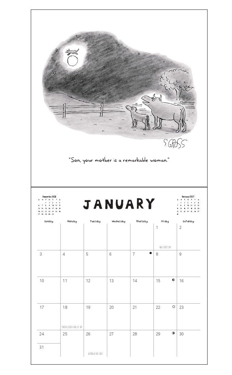 2027 Family - Square Wall Calendar