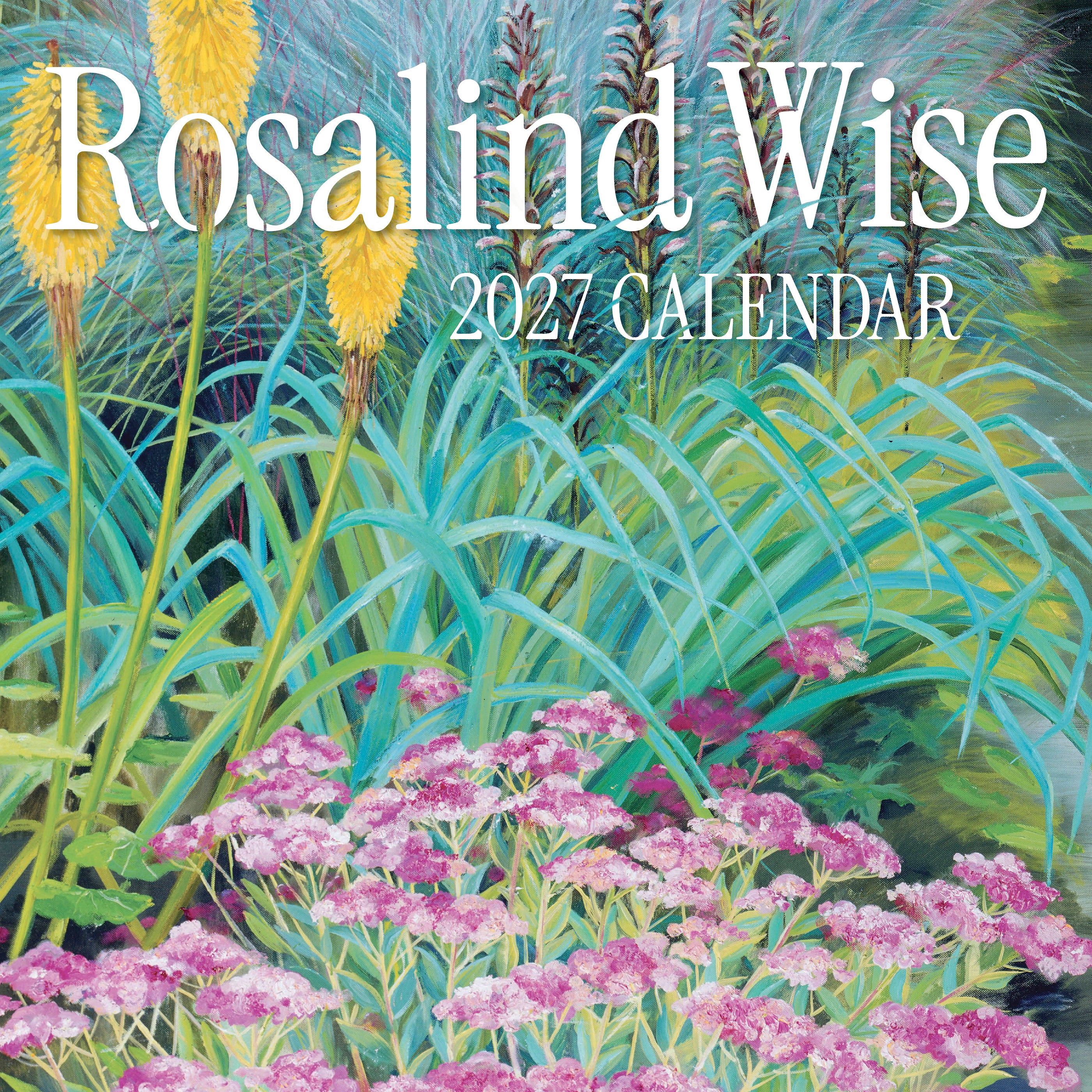 2027 Rosalind Wise - Square Wall Calendar