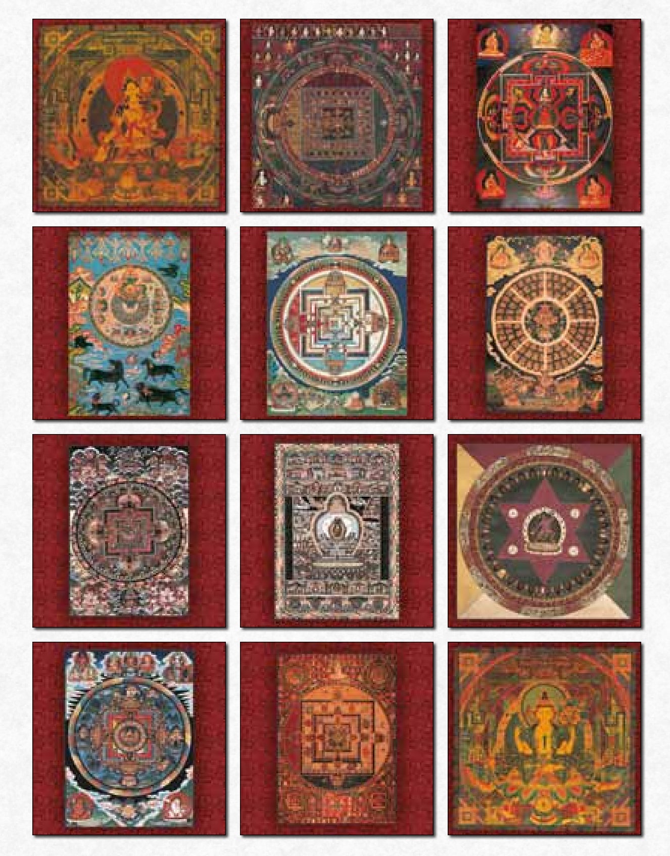 2027 The Healing Circles Mandalas - Square Wall Calendar