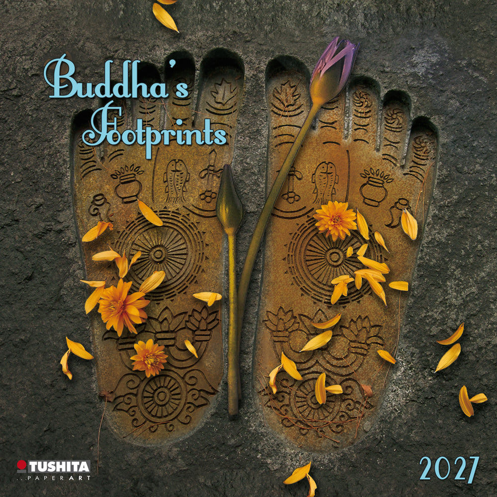 2027 Buddha’s Footprints - Square Wall Calendar