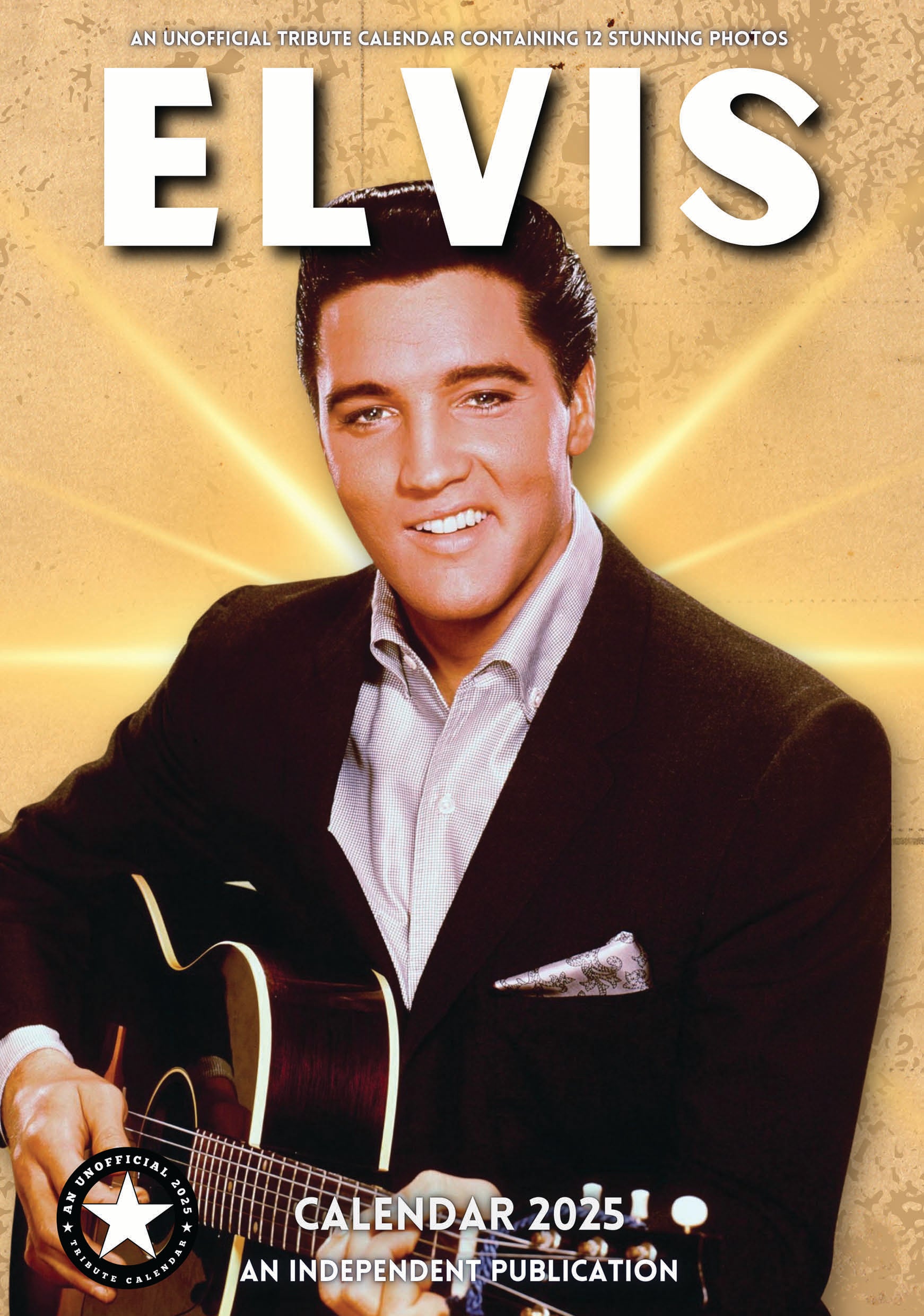 2025 Elvis A3 Wall Calendar