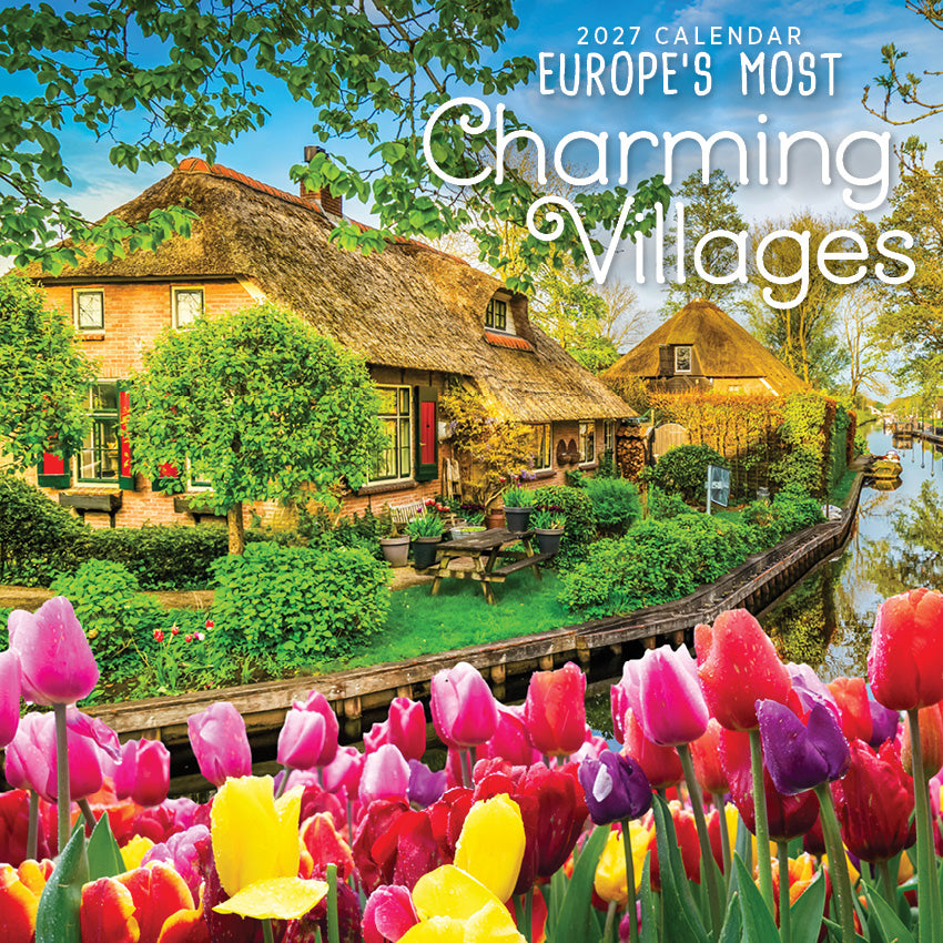2027 Europe’s Most Charming Villages - Square Wall Calendar