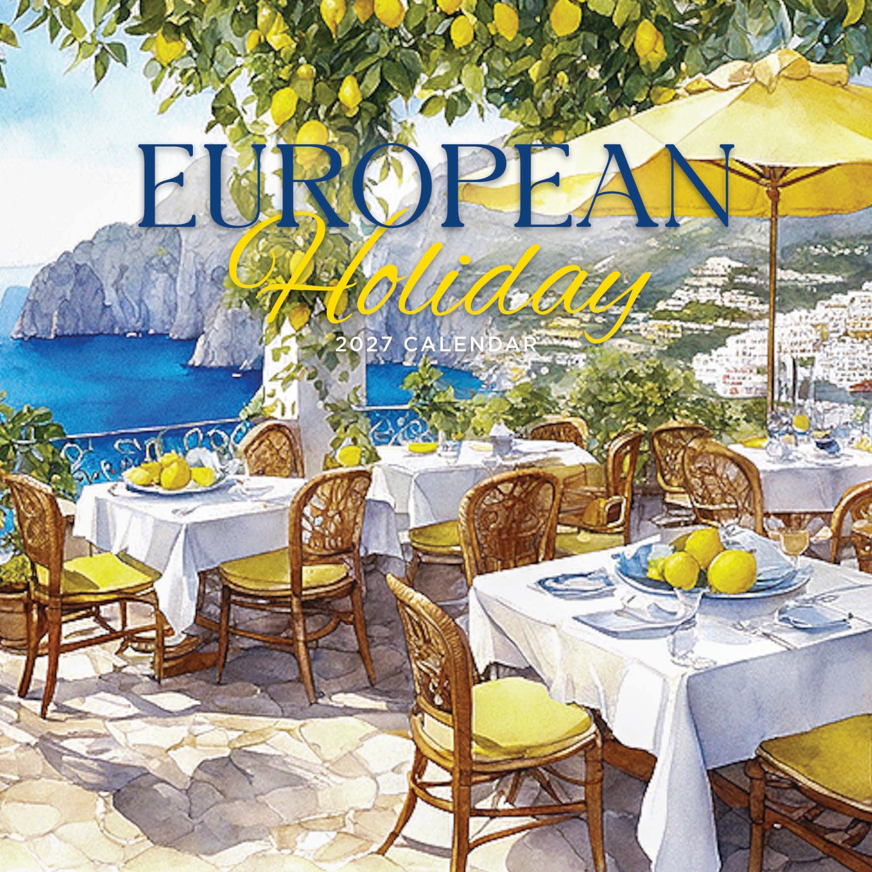 2027 European Holiday - Square Wall Calendar