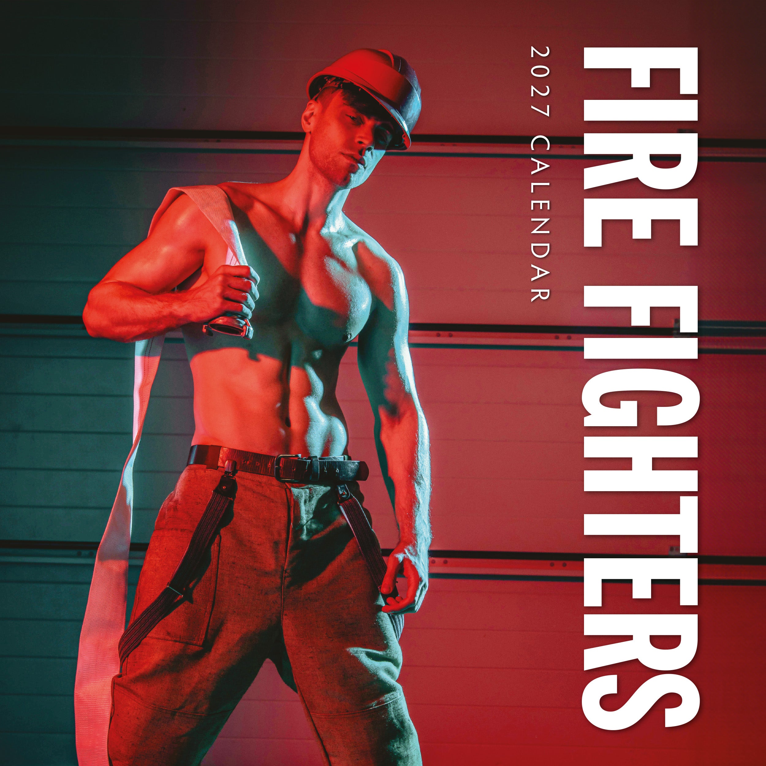 2027 Fire Fighters - Square Wall Calendar