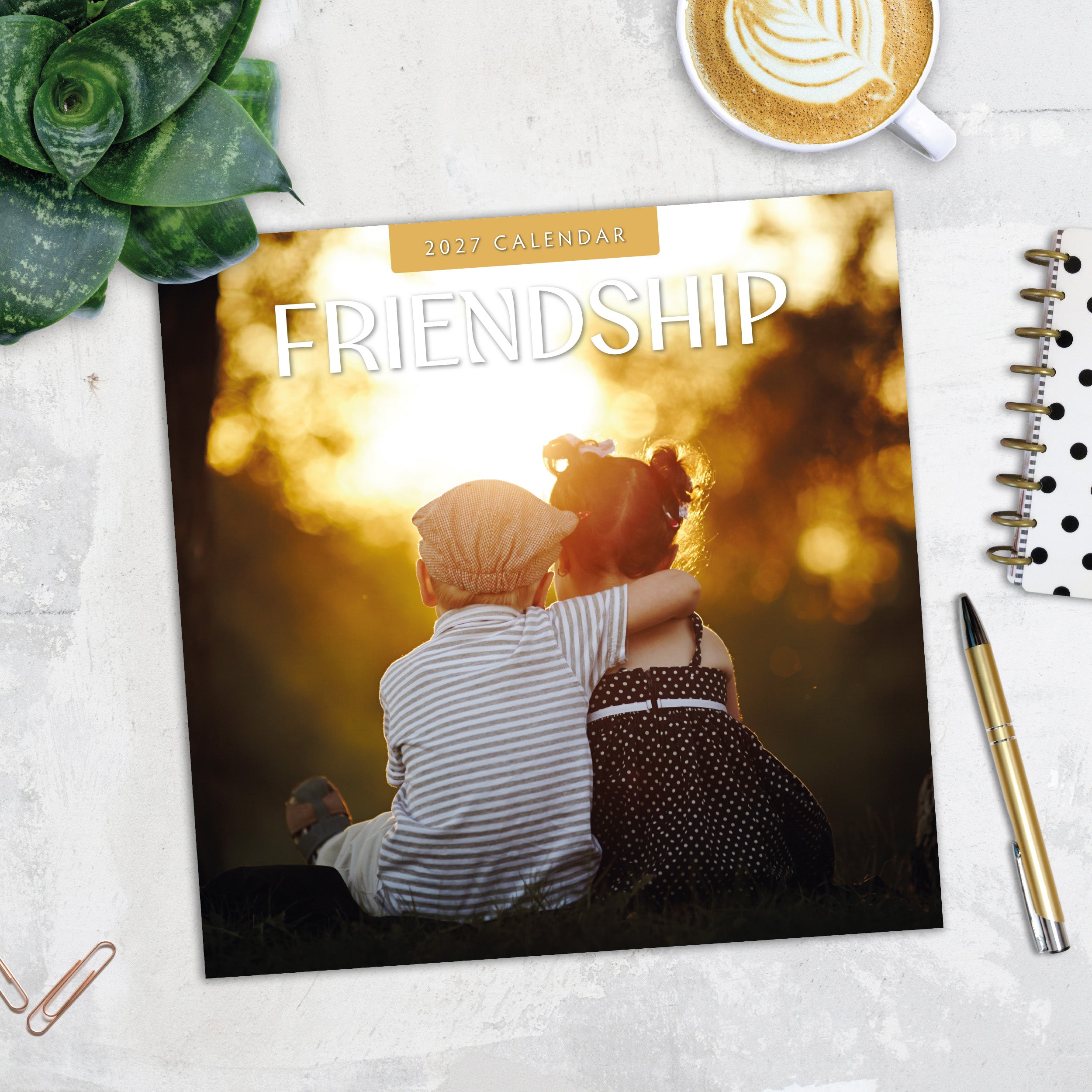 2027 Friendship - Square Wall Calendar