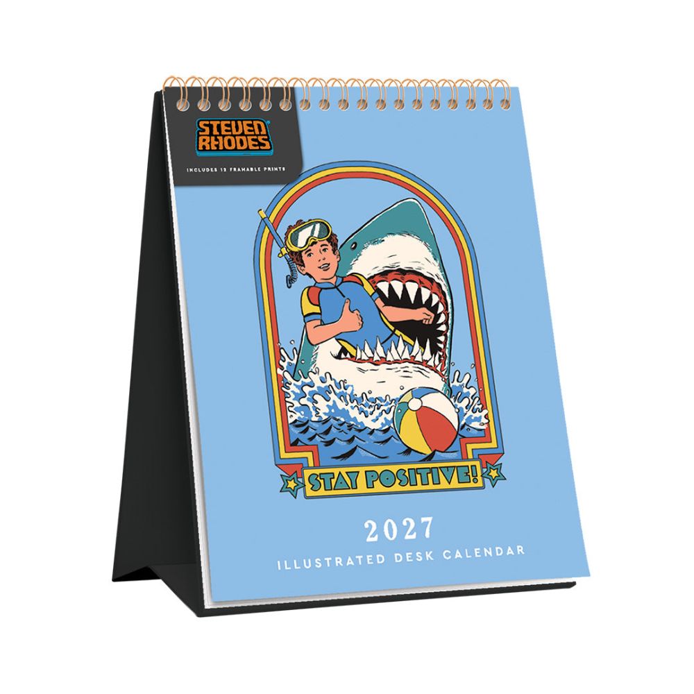 2027 Steven Rhodes - Desk Easel Calendar