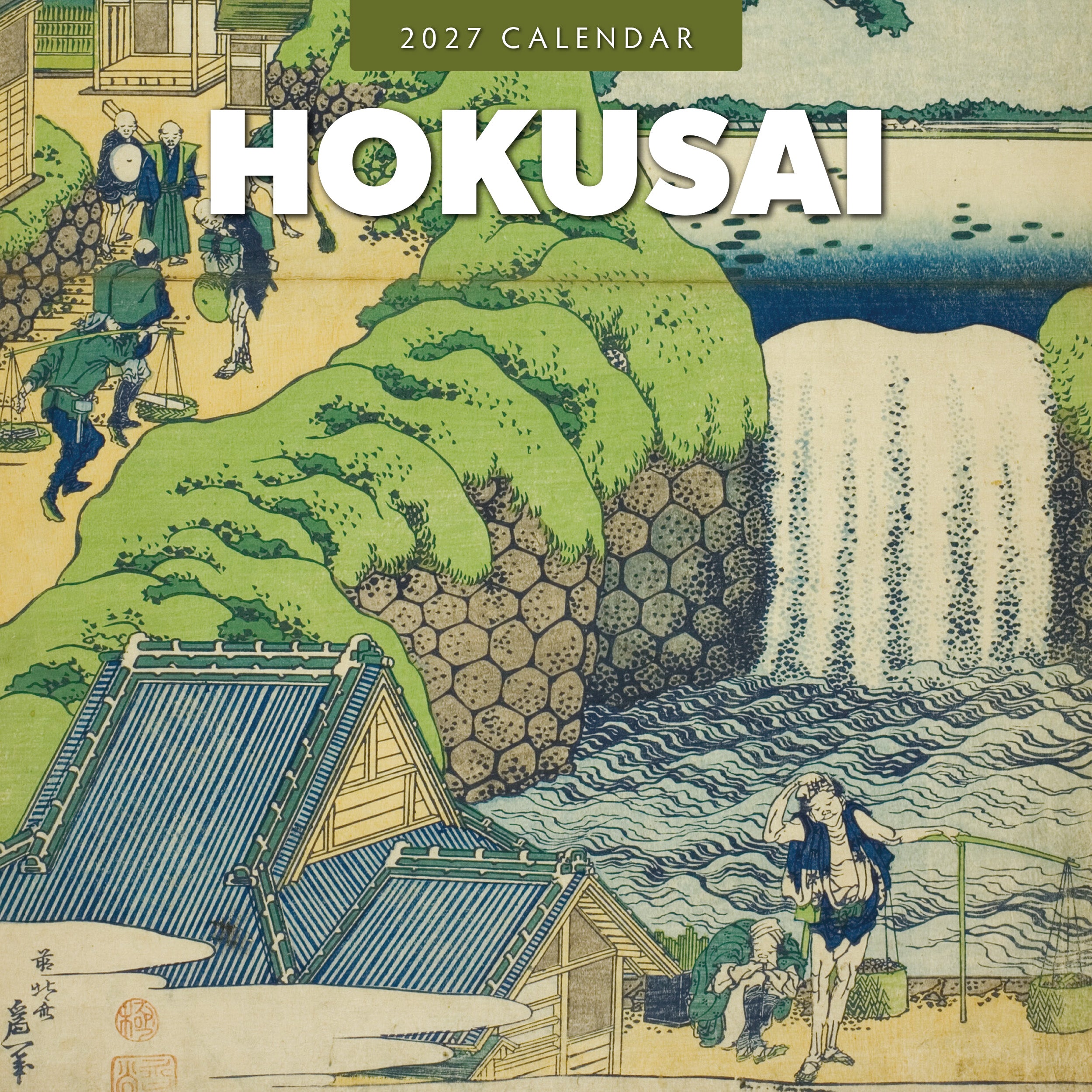 2027 Hokusai - Square Wall Calendar