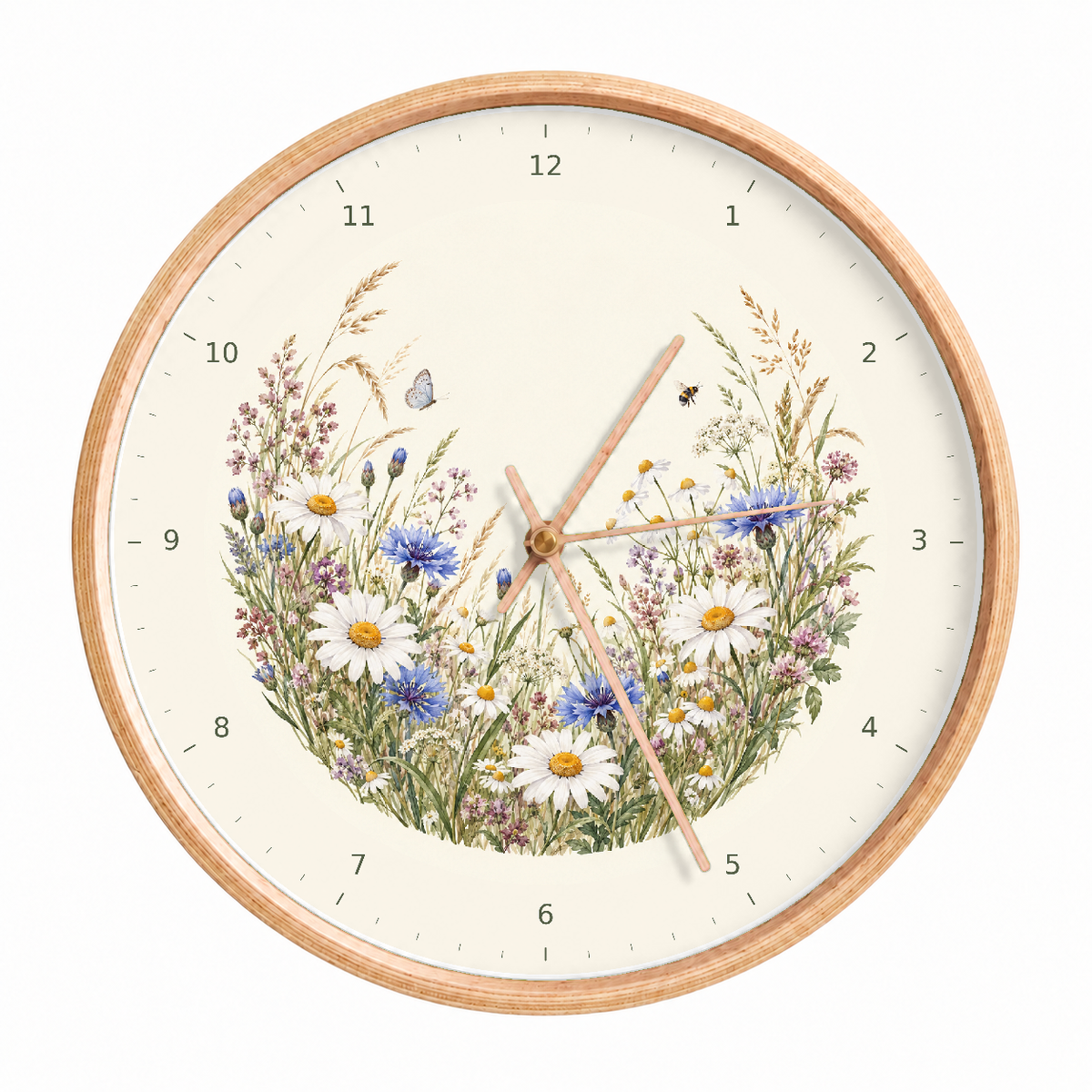 IMAGE_01_Front_-_Wildflower_Meadow_Wall_Clock_30cm_Wooden_Frame_-_WC-F020_-_649310203680.png