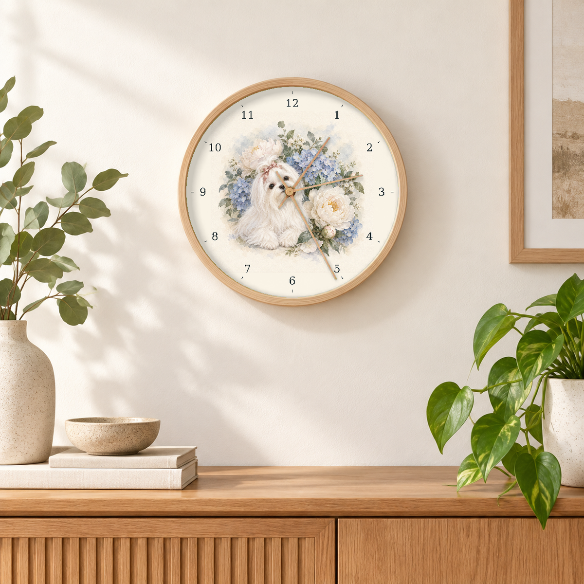 IMAGE_04_Wall_-_Maltese_Flower_Garden_Wall_Clock_30cm_Wooden_Frame_-_WC-D050_-_649310203987.png